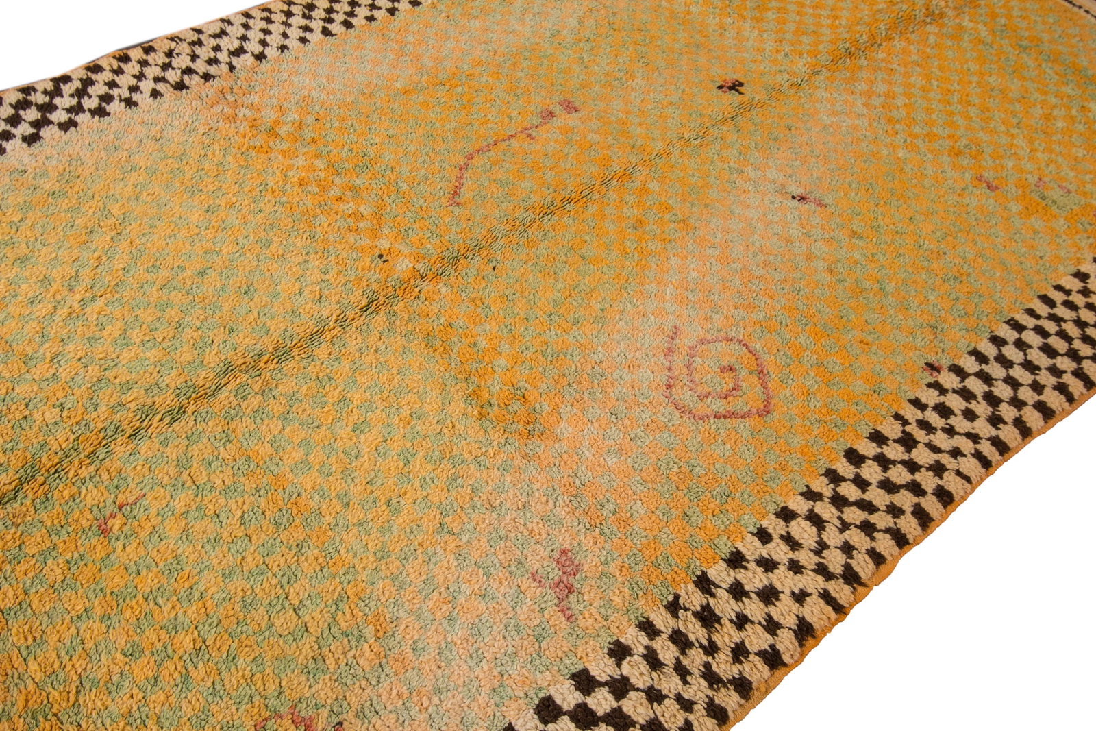 Mid-20th Century Vintage Moroccan Rug - 7