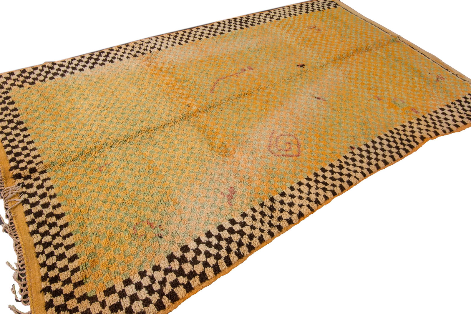 Mid-20th Century Vintage Moroccan Rug - 8