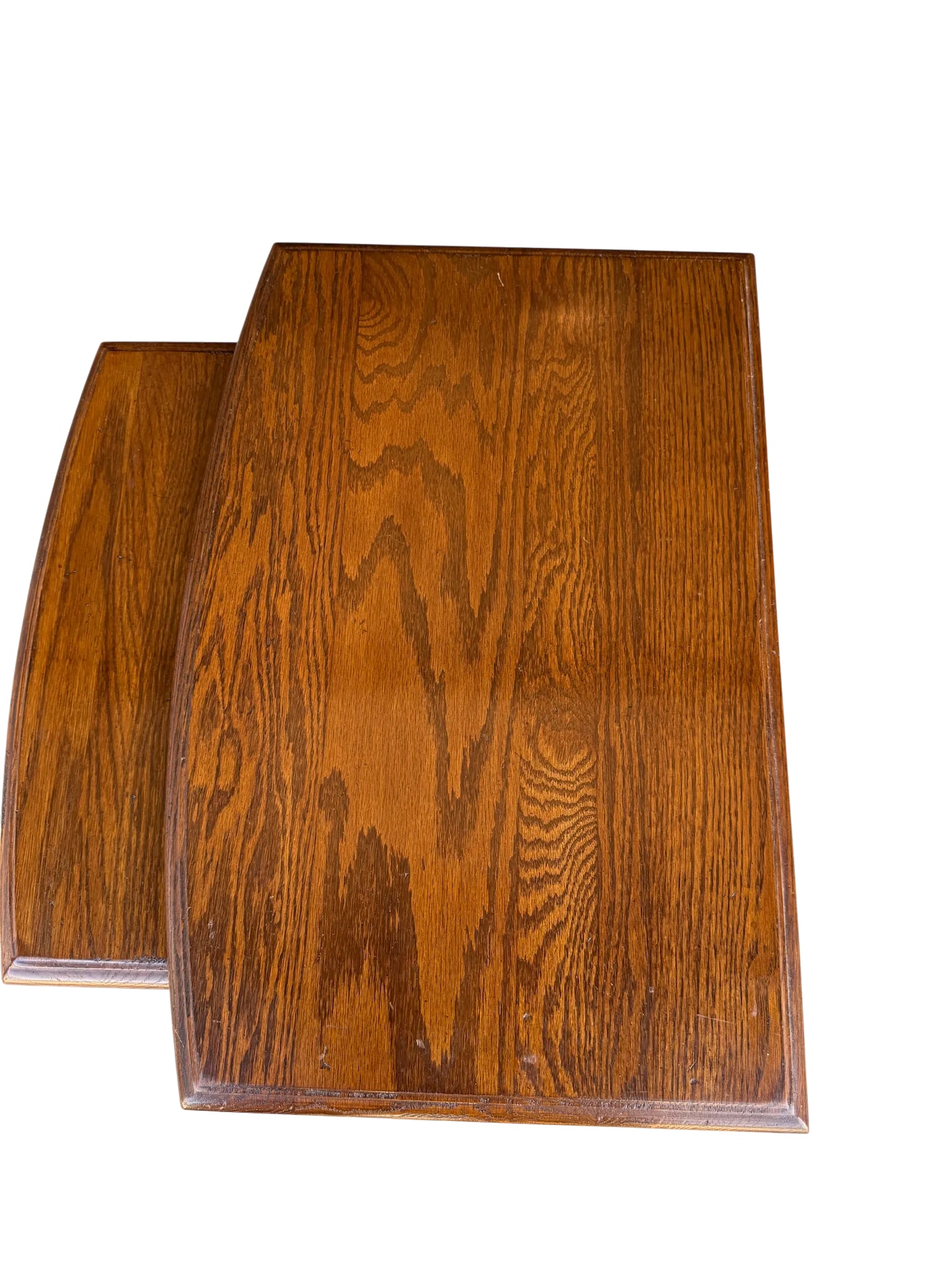 Ethan Allen Oak Nesting Tables - A Pair - 10