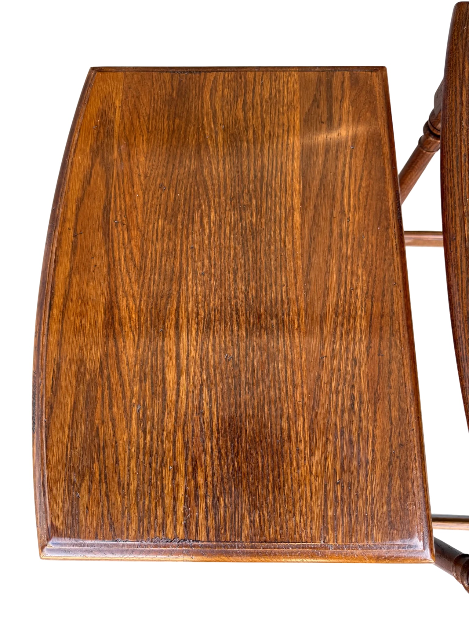 Ethan Allen Oak Nesting Tables - A Pair - 13