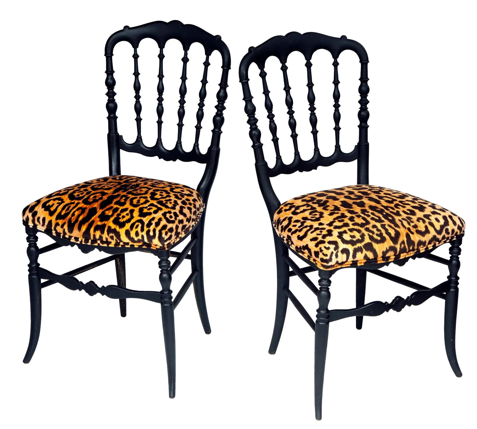 Antique French Charivari Chairs- a Pair - 2