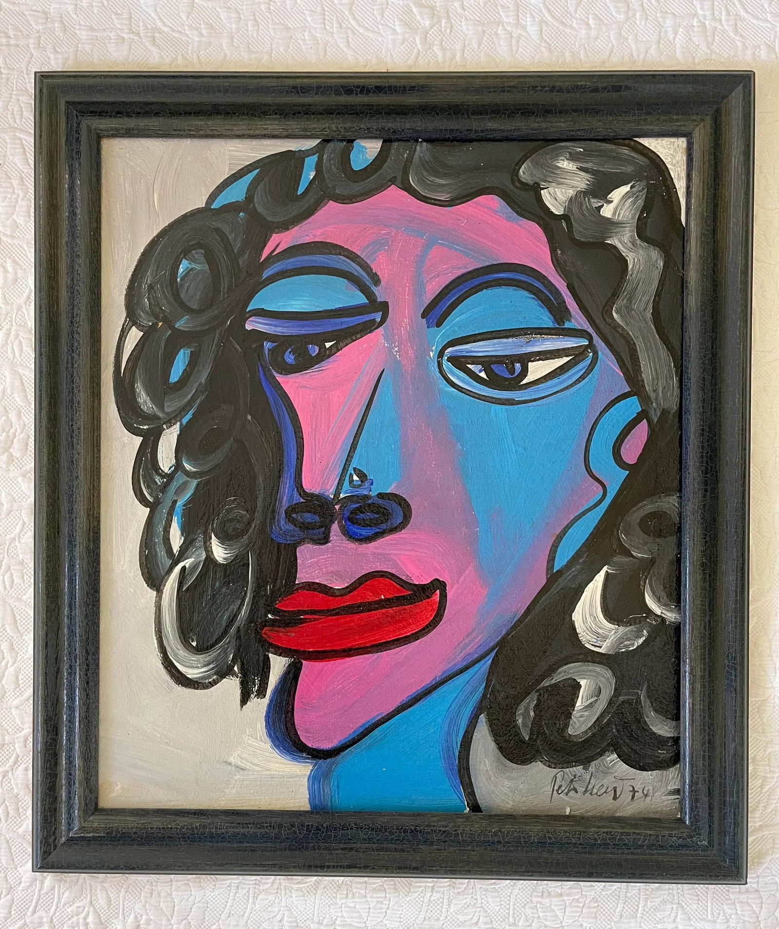 Marilyn Monroe Titled Painting by Peter Keil, 1974 - 6