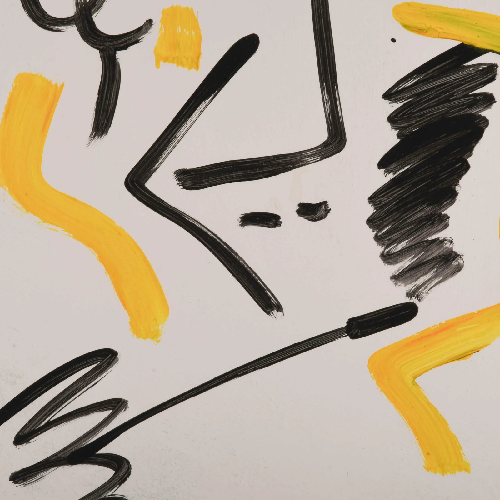 Signed Peter Keil "Linear Emotions 72" Oil on Masonite - 4