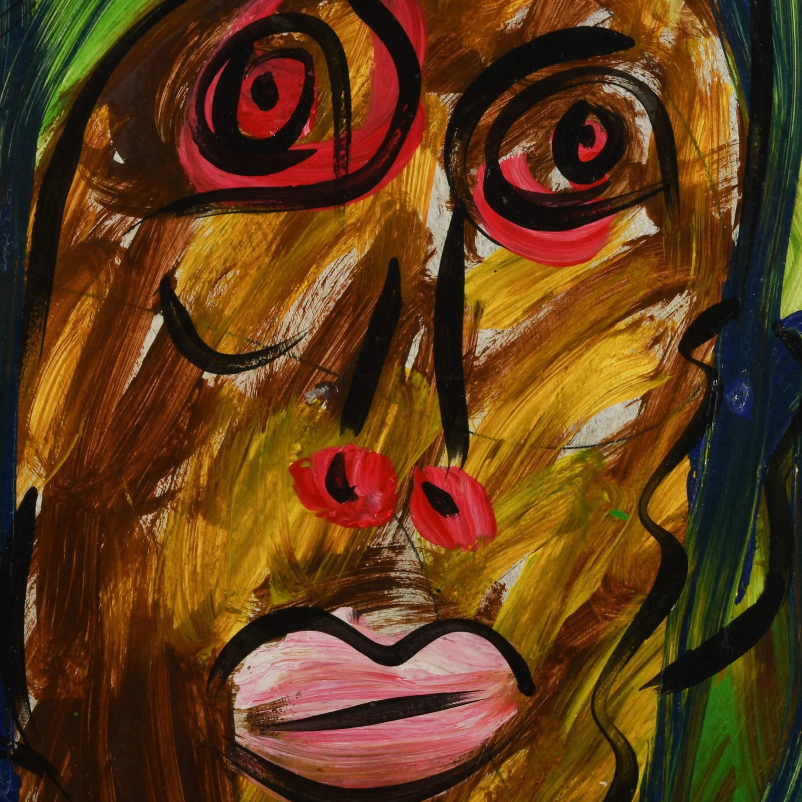 Signed Peter Keil "Mona Lisa" Oil on Masonite - 3