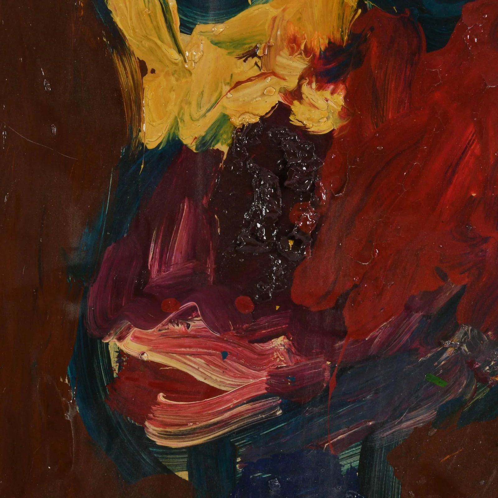 Framed Signed Peter Keil "Haunt of Color 1959" Oil on Masonite - 3