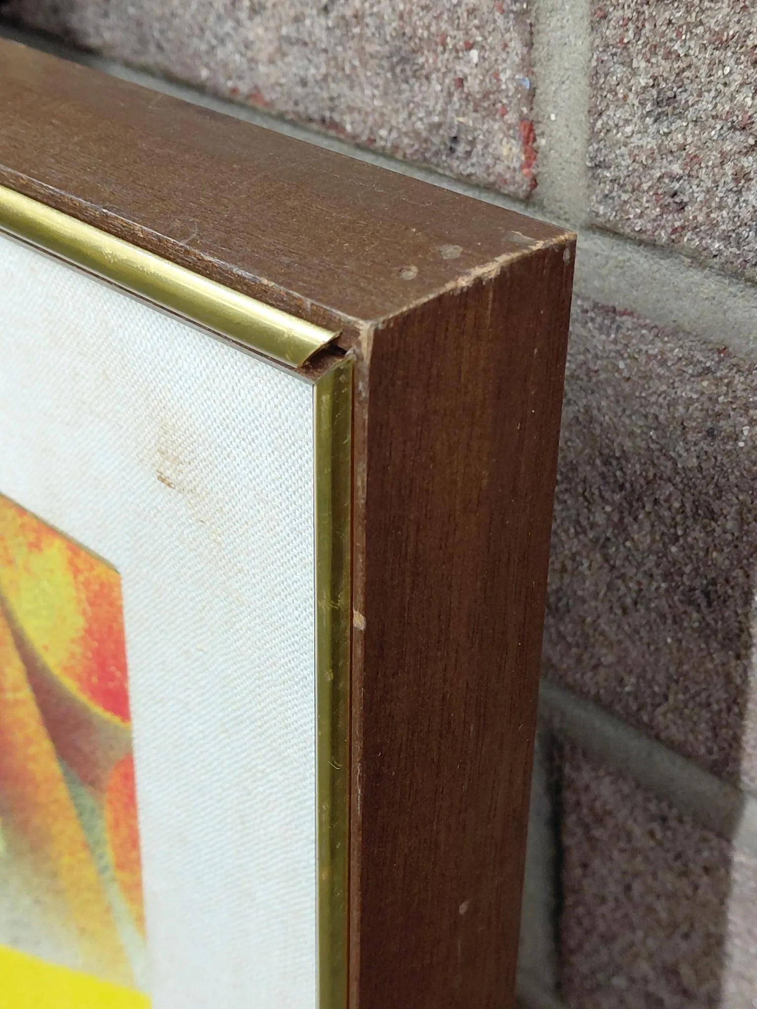 Framed Signed J. Akston "Untitled, 1975" Painting - 7