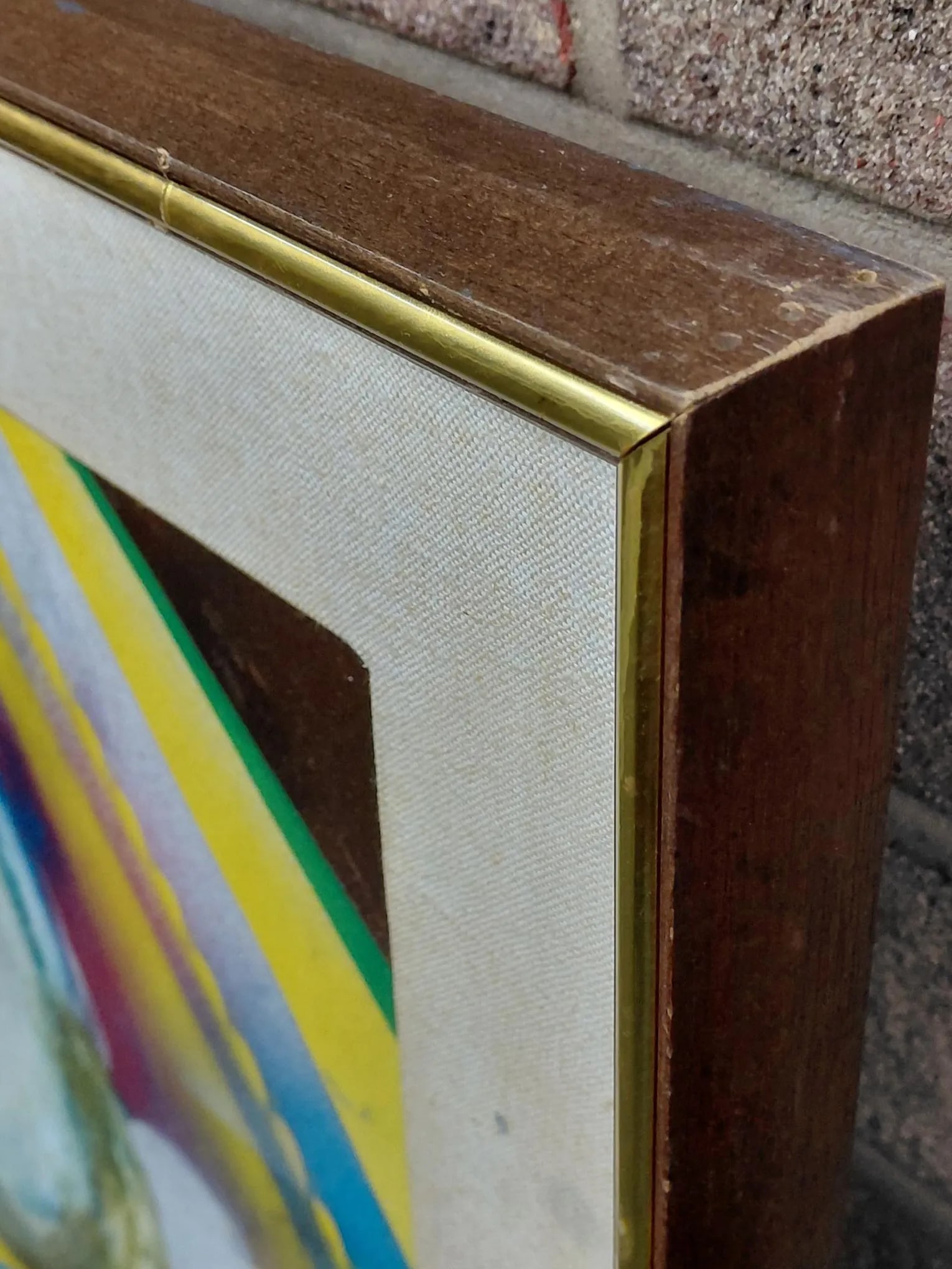 Framed Signed J. Akston "Untitled, 1975" Painting - 9