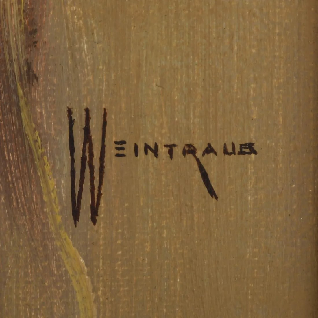 Framed Signed William Weintaraub Oil on Canvas "Beduin Boy" - 4