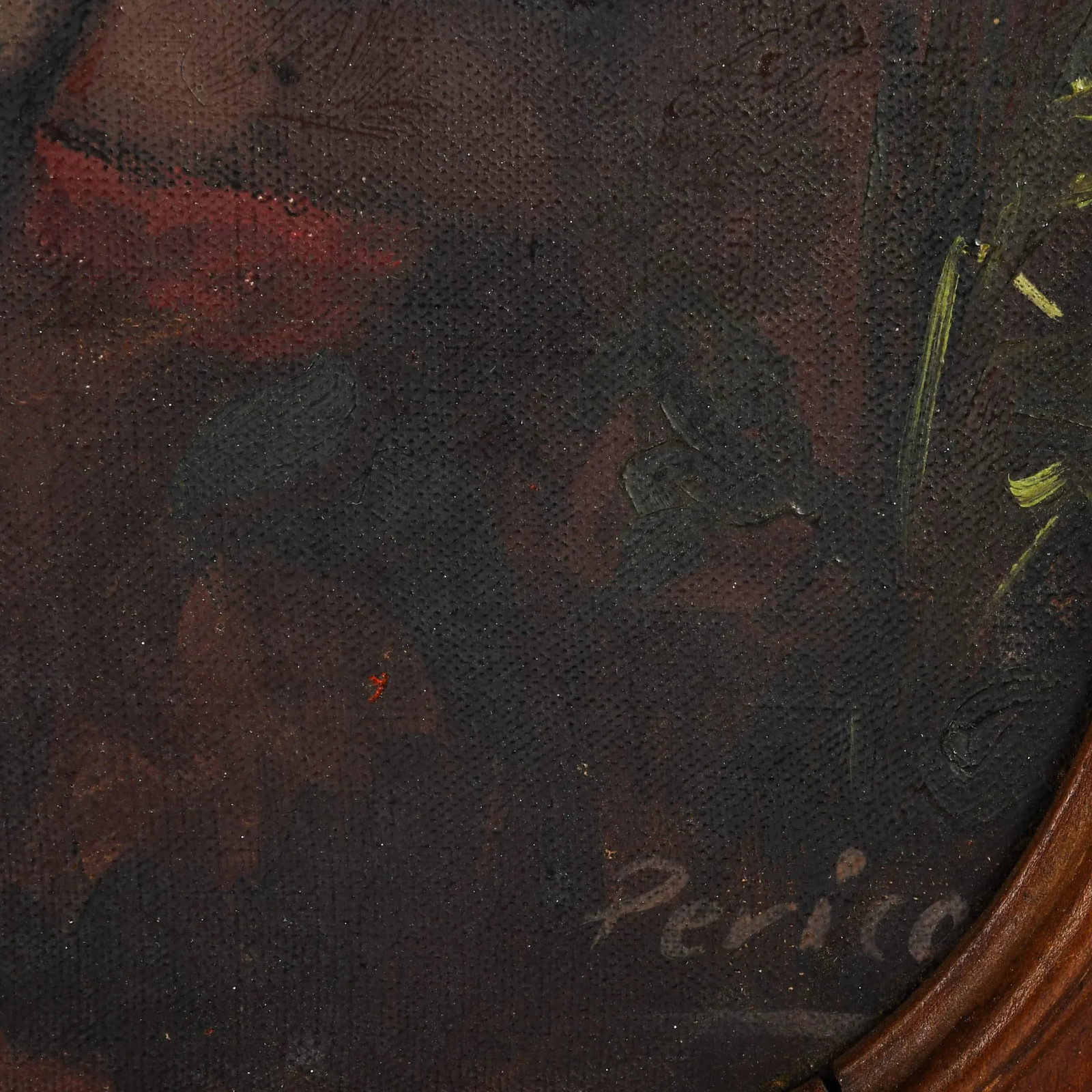 Signed St. John the Baptist as a Child After Murillo Oil on Canvas on Board - 4