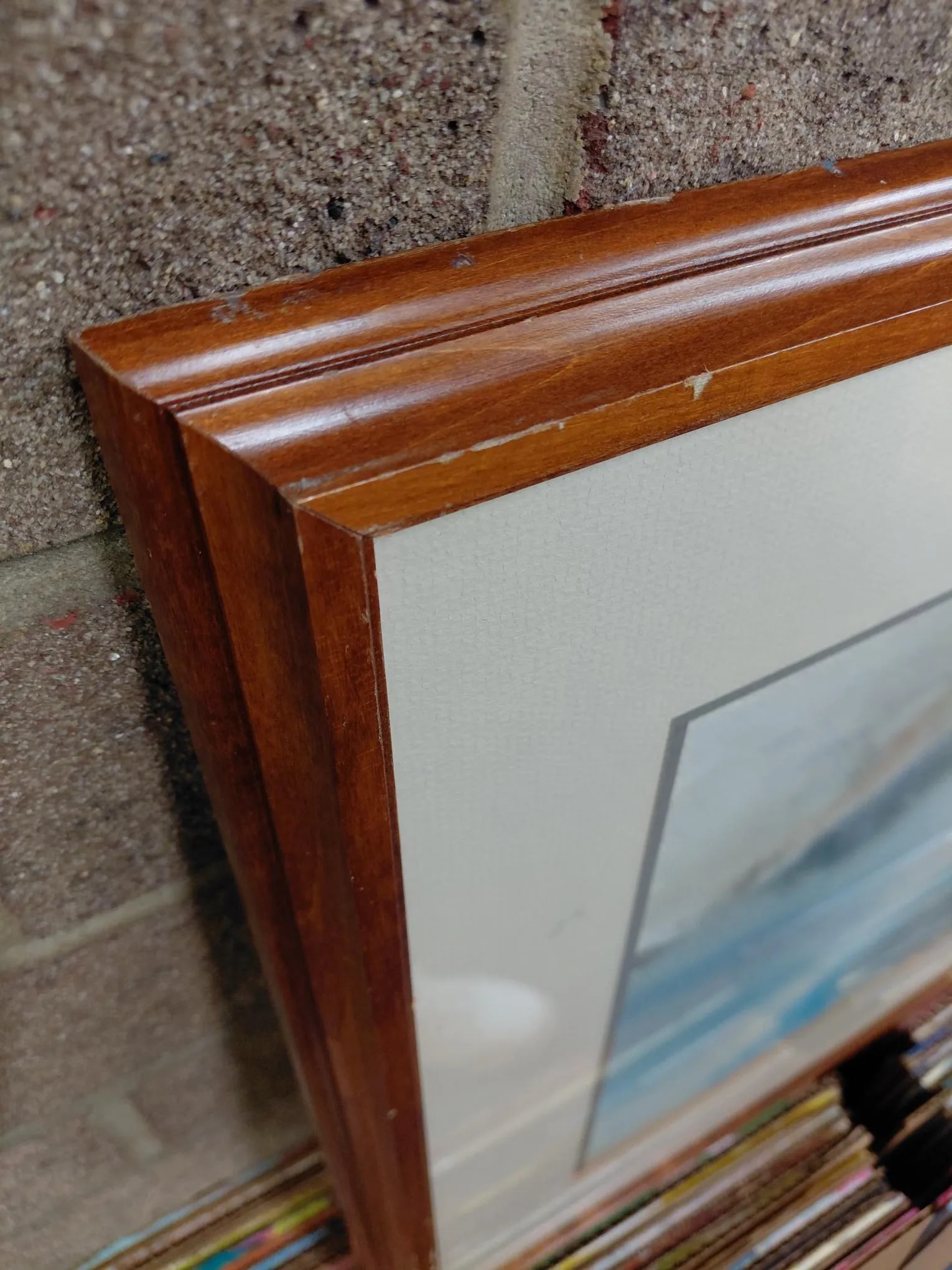 Framed Signed Nc Artist Ellen Norcom Howell's Watercolor "Seascape" - 8