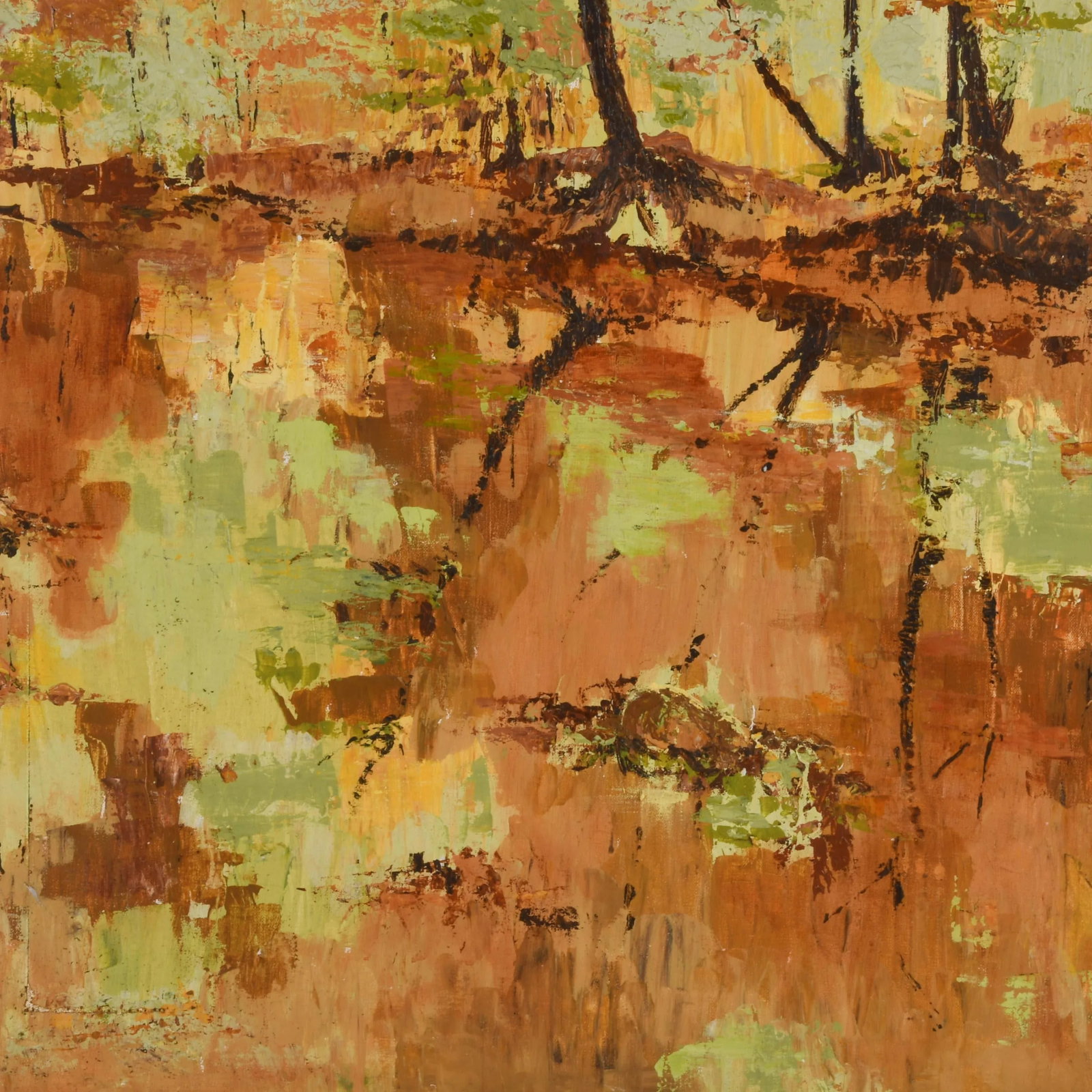 Framed Signed "Impression of Autumn" Artwork by G. Cromer - 3