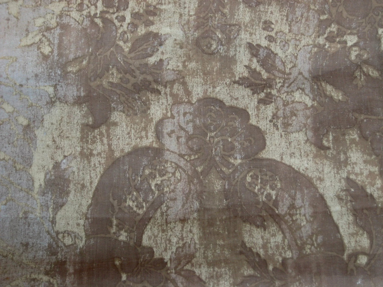 1930s Fortuny Large Lavender Textile - Panel - 10
