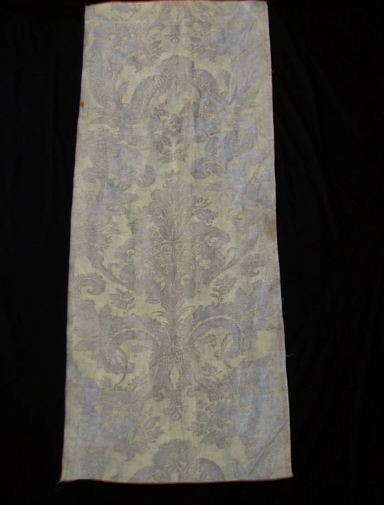 1930s Fortuny Large Lavender Textile - Panel - 2