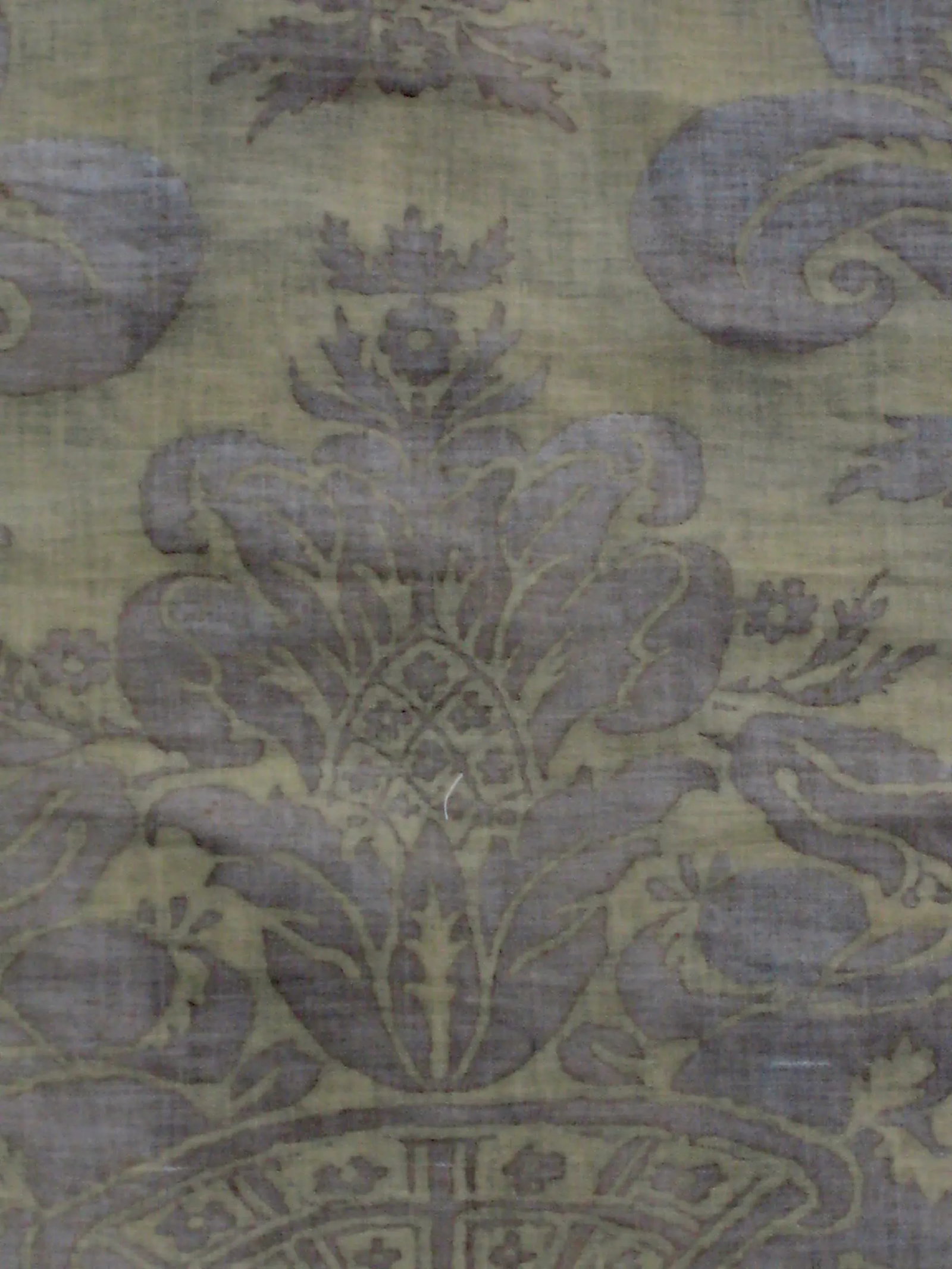 1930s Fortuny Large Lavender Textile - Panel - 3