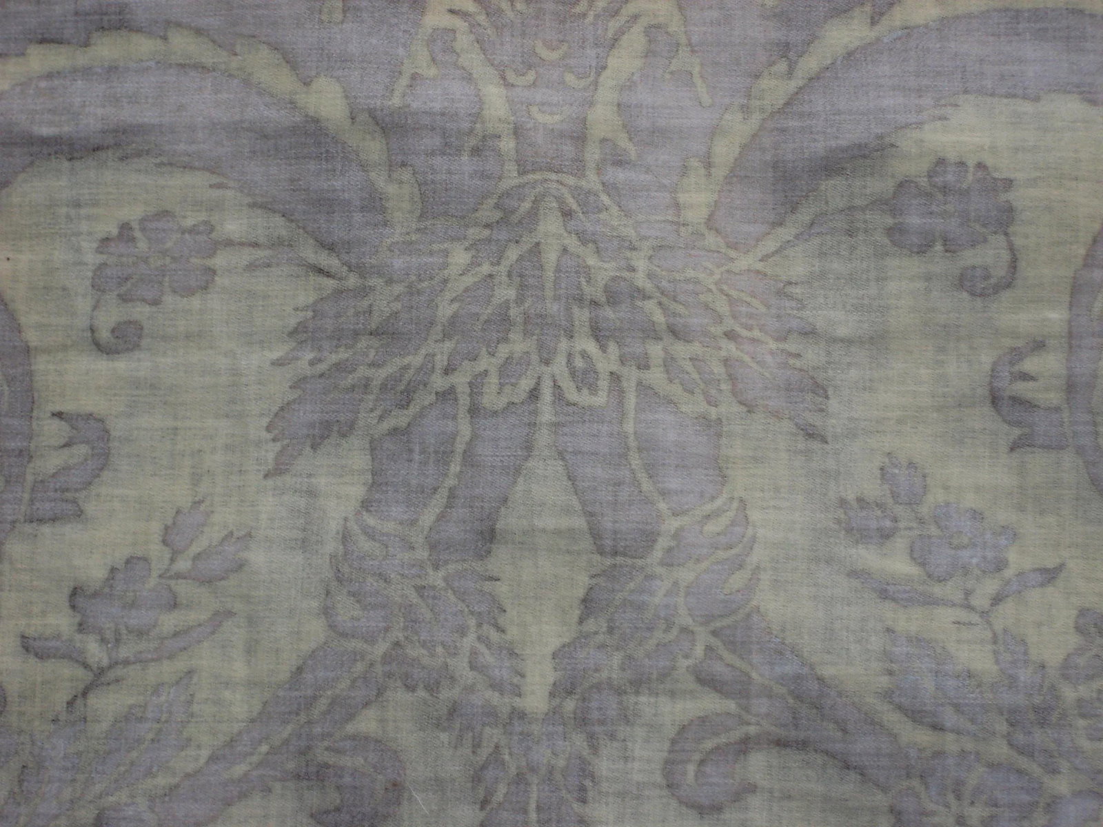 1930s Fortuny Large Lavender Textile - Panel - 5