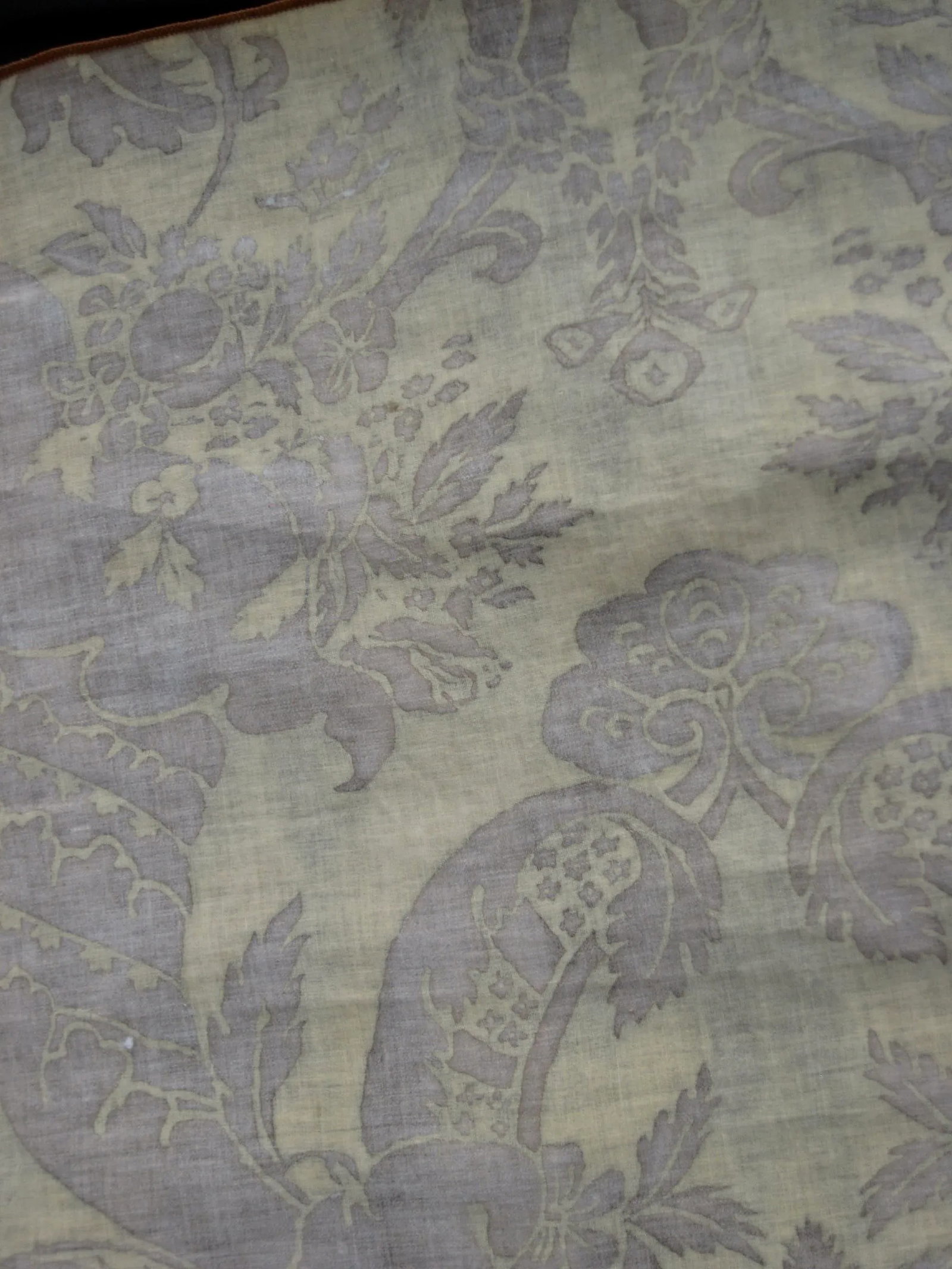 1930s Fortuny Large Lavender Textile - Panel - 7