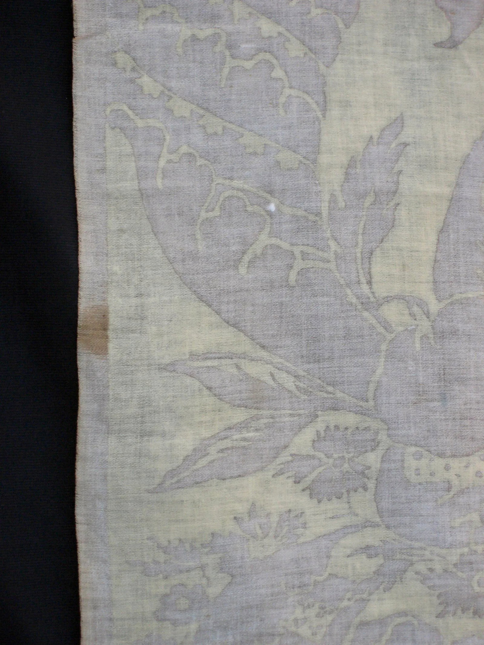 1930s Fortuny Large Lavender Textile - Panel - 8