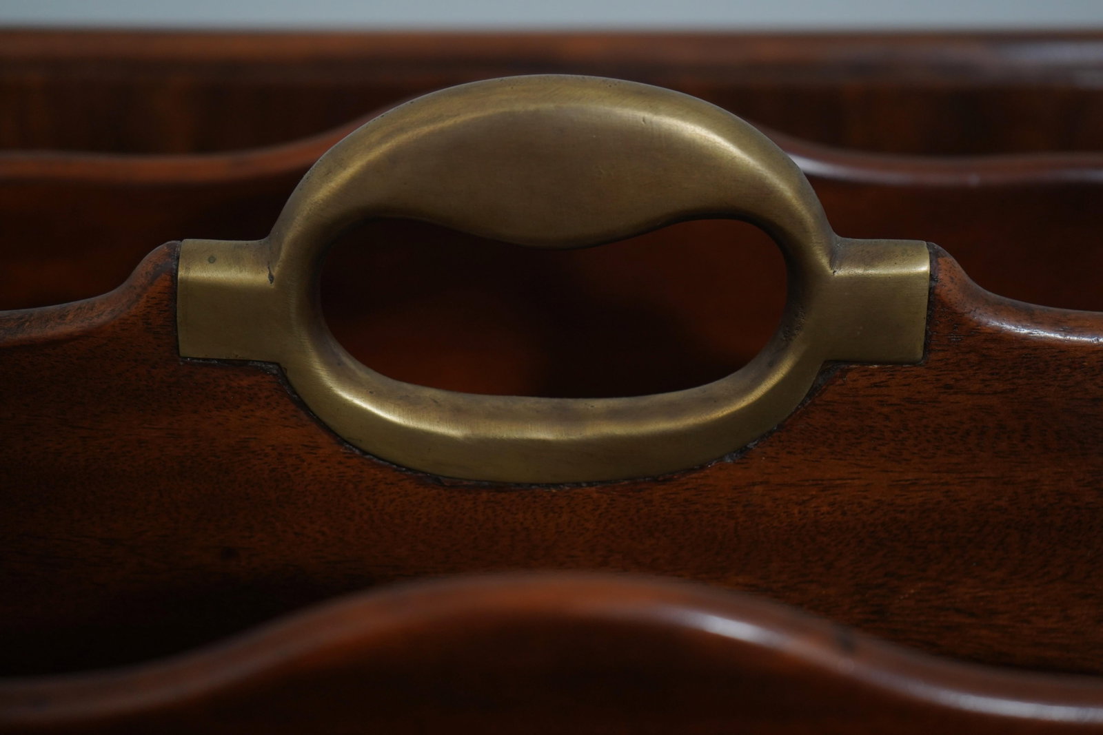 Theodore Alexander Mahogany Althorp Canterbury Magazine Rack - 11