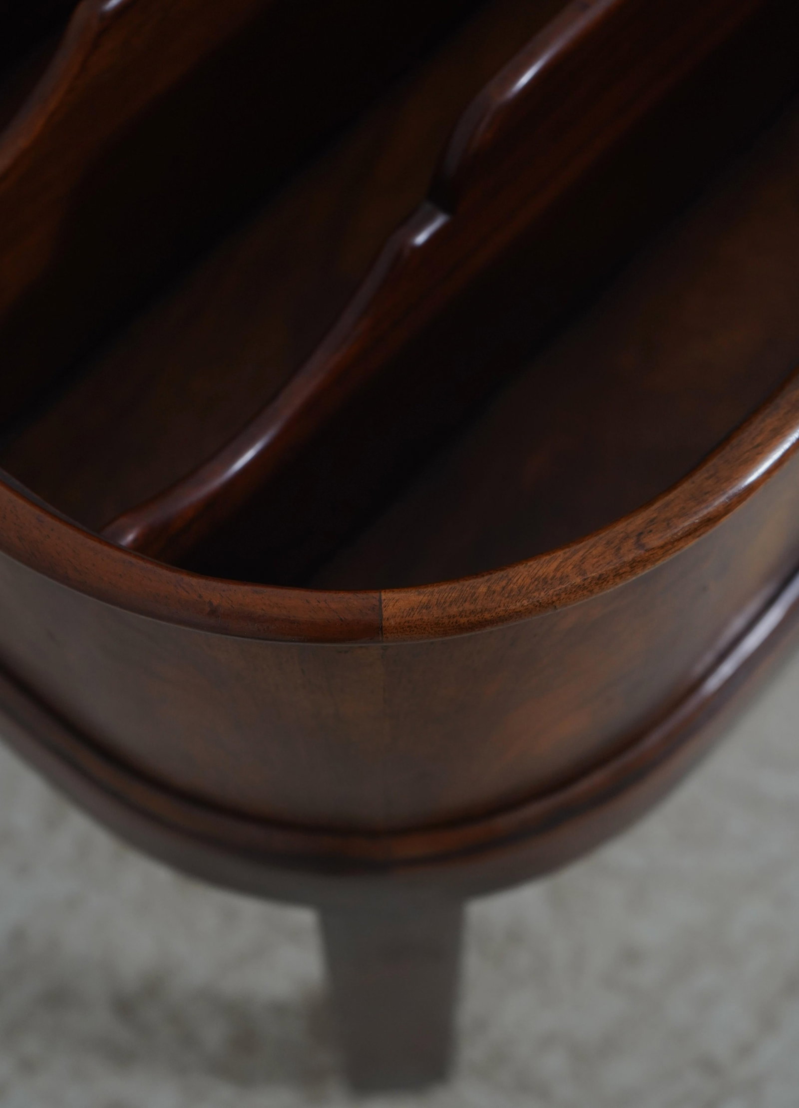 Theodore Alexander Mahogany Althorp Canterbury Magazine Rack - 12