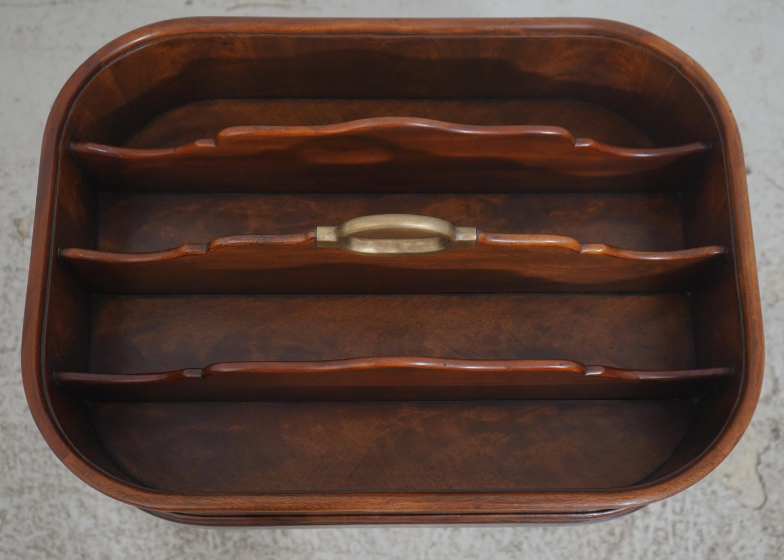Theodore Alexander Mahogany Althorp Canterbury Magazine Rack - 3