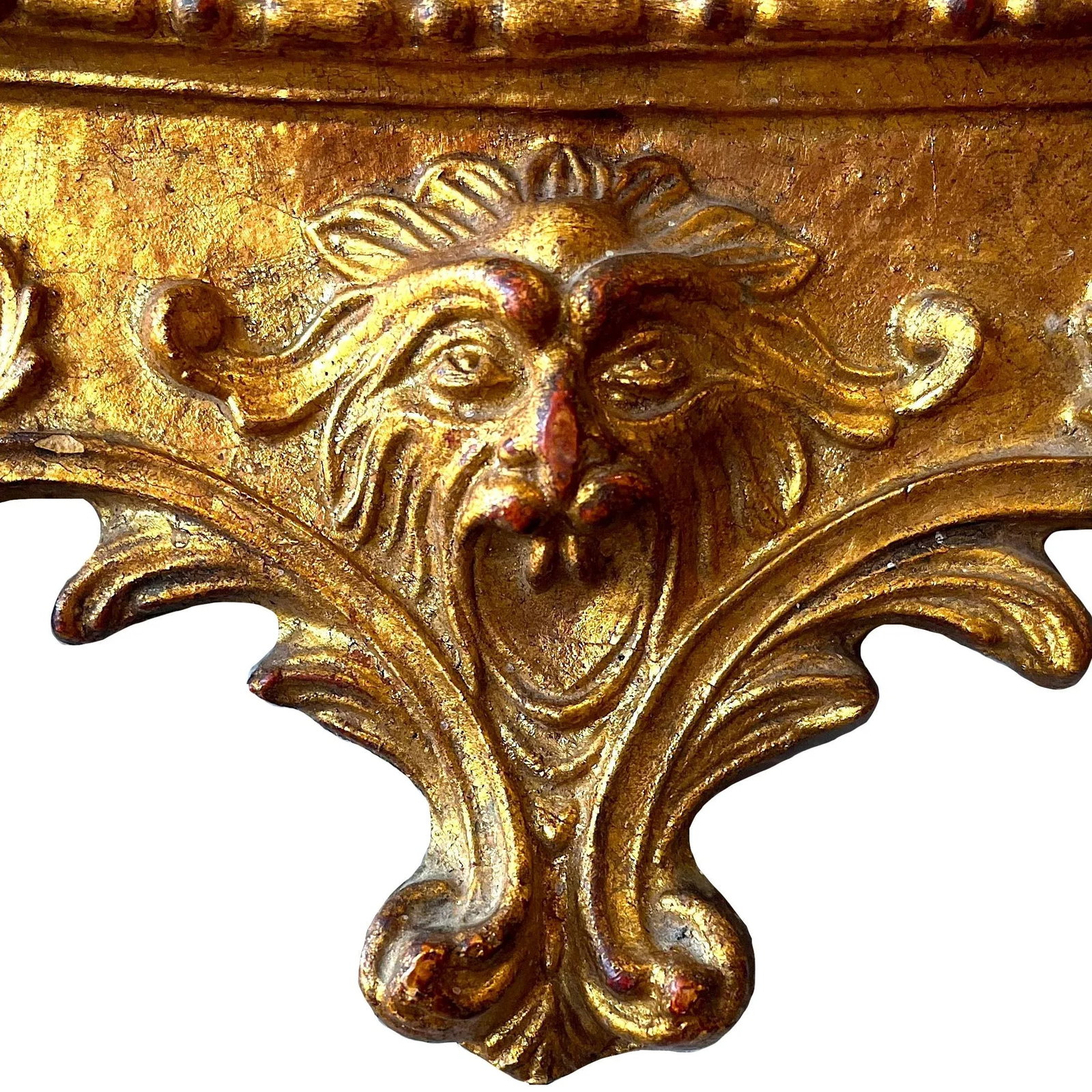 Antique Italian Baroque Florentine Gilt-Wood Mirror - 6