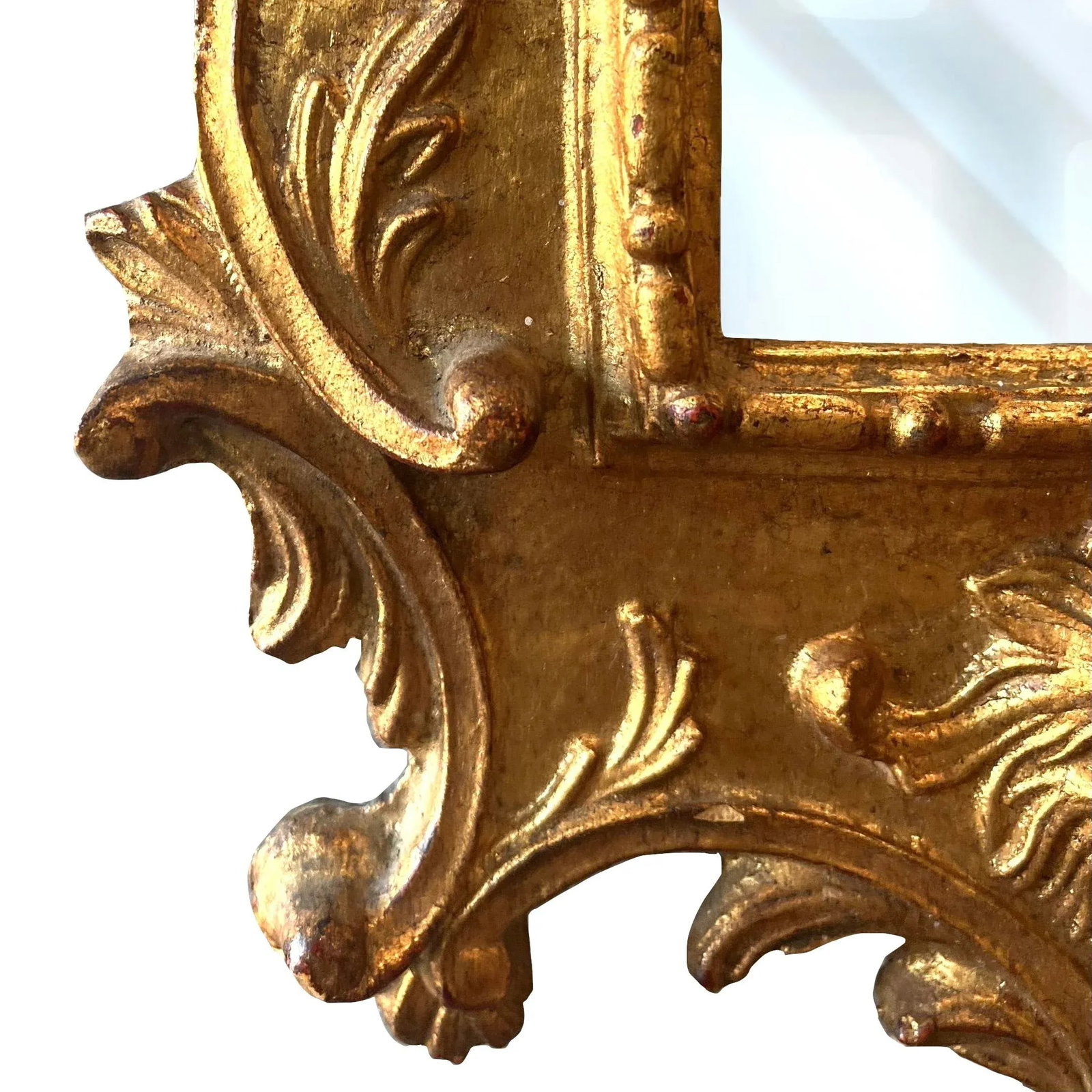 Antique Italian Baroque Florentine Gilt-Wood Mirror - 7