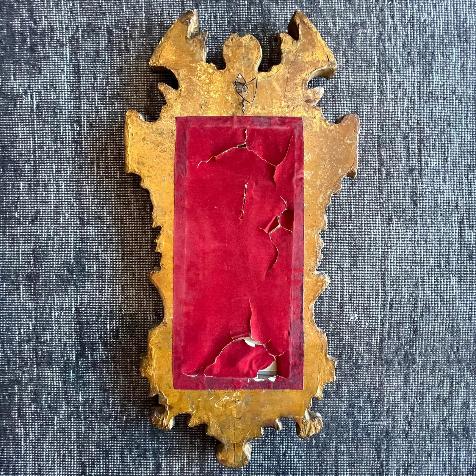 Antique Italian Baroque Florentine Gilt-Wood Mirror - 8