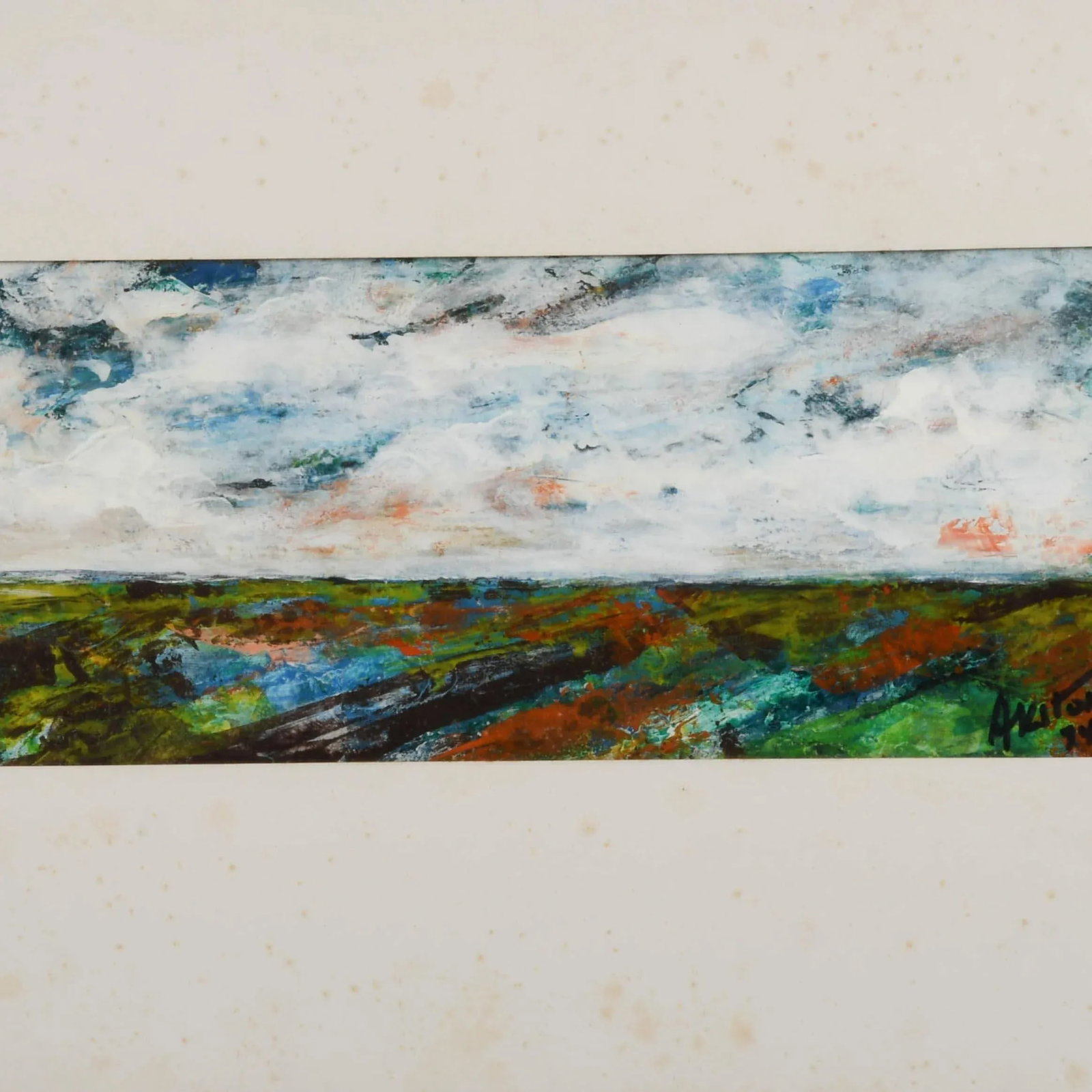 Framed Signed J. Akston "Exuberance of Spring, 1974" Artwork - 2