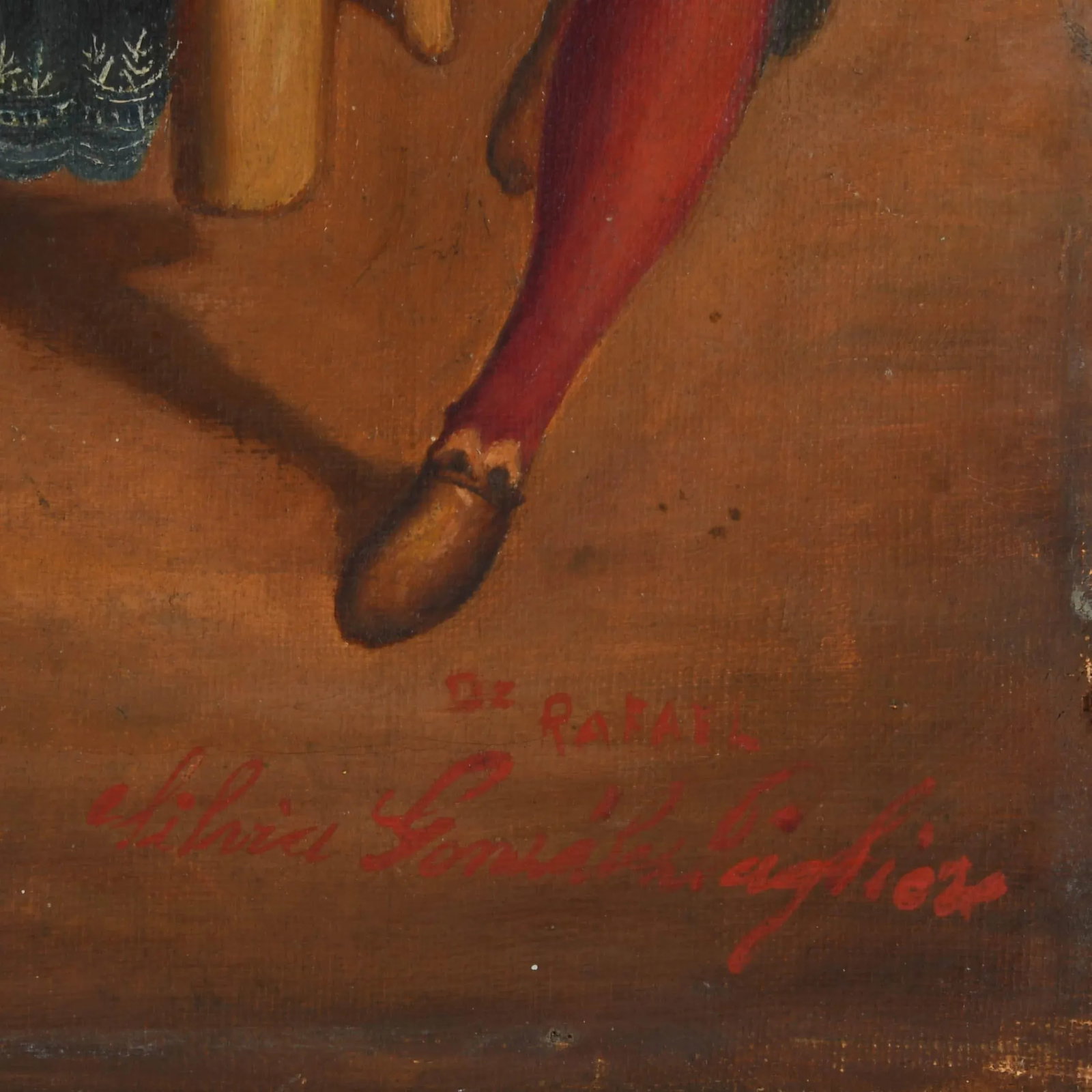 Signed Rendition of Le Mariage De La Vierge - 4