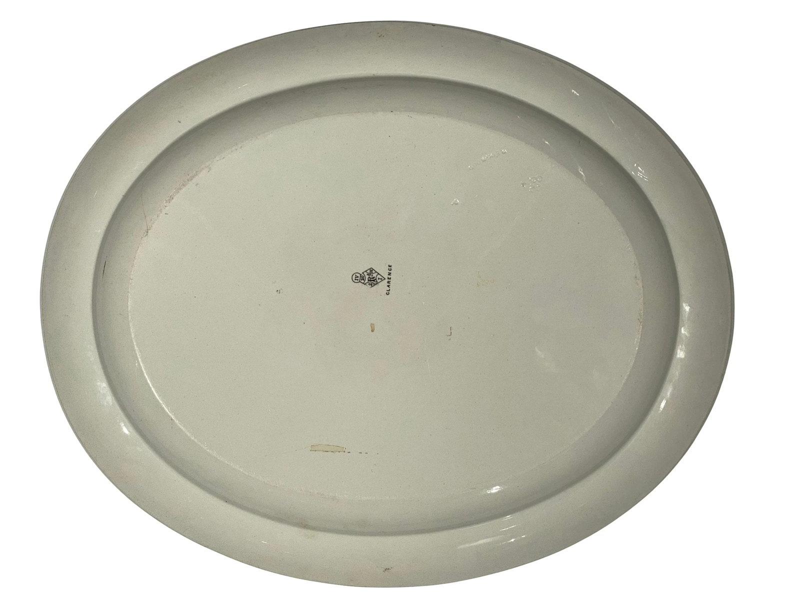 Large Wedgewood 1930's Art Deco Platter - Hand Painted and Signed - Clarence IV - 4