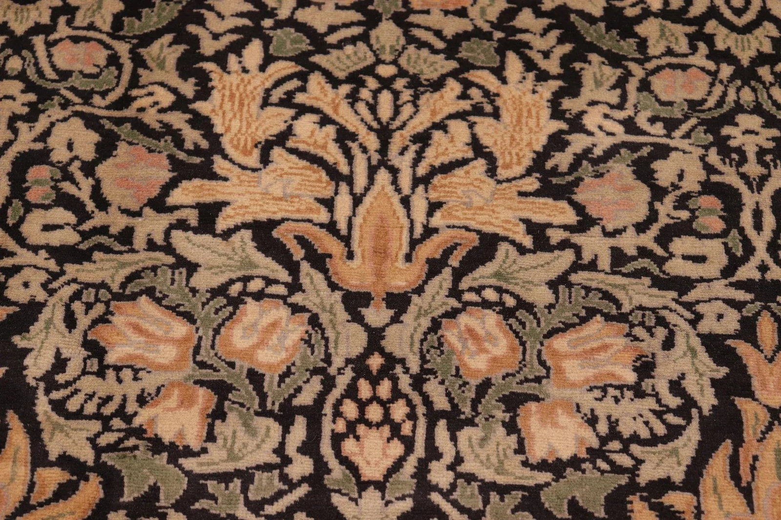 1990s Art Nouveau William Morris Pak Persian Area Rug - 7