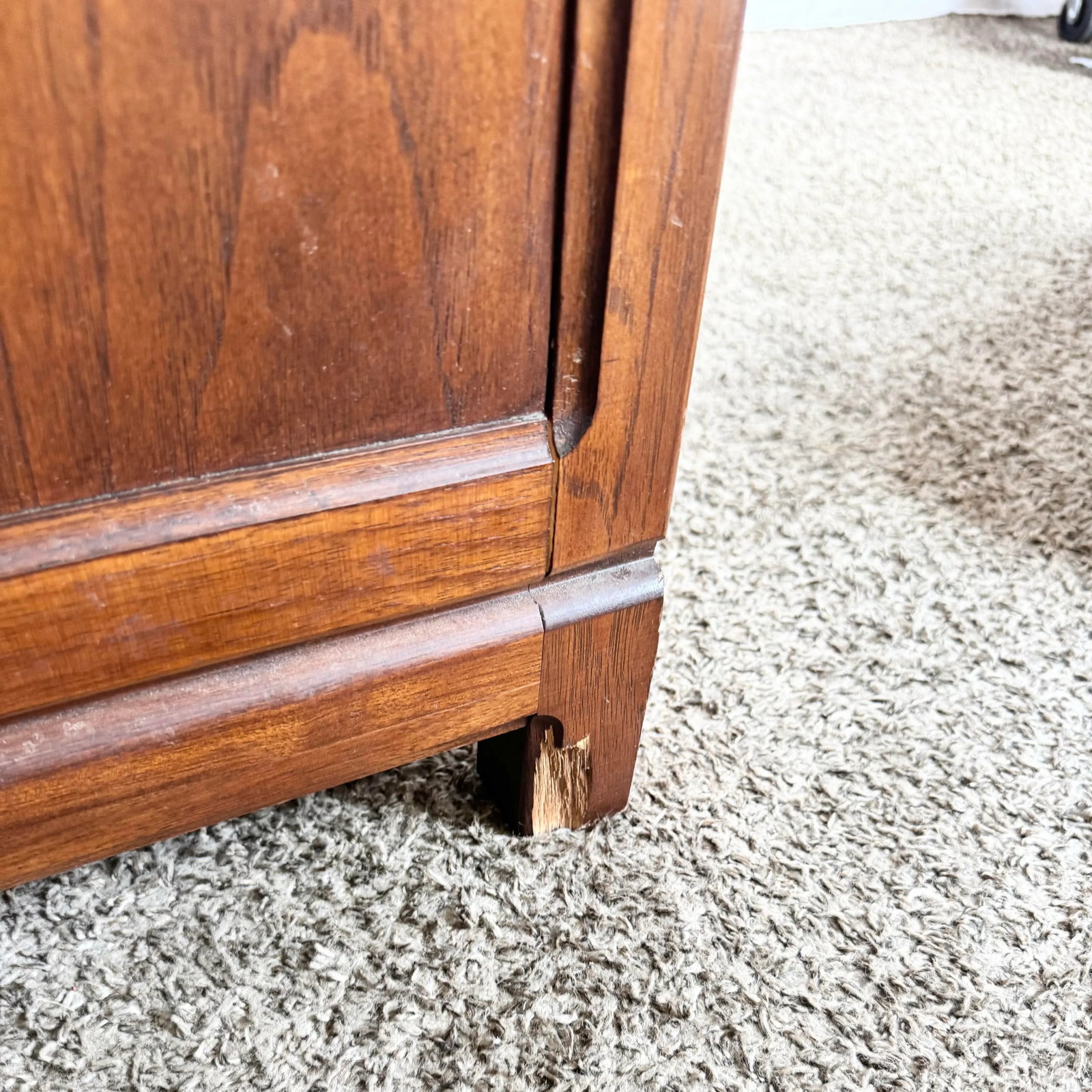 Vintage Chinoiserie Burl Wood Highboy by Thomasville - 8