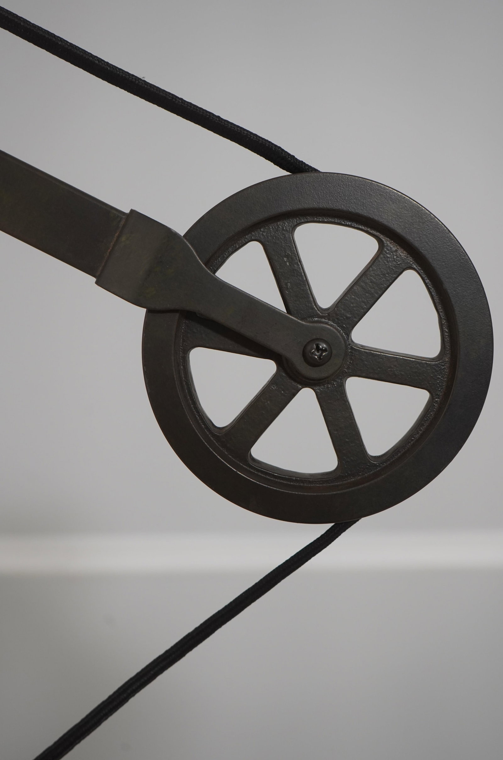 Restoration Hardware Industrial Pulley Floor Lamp - 5