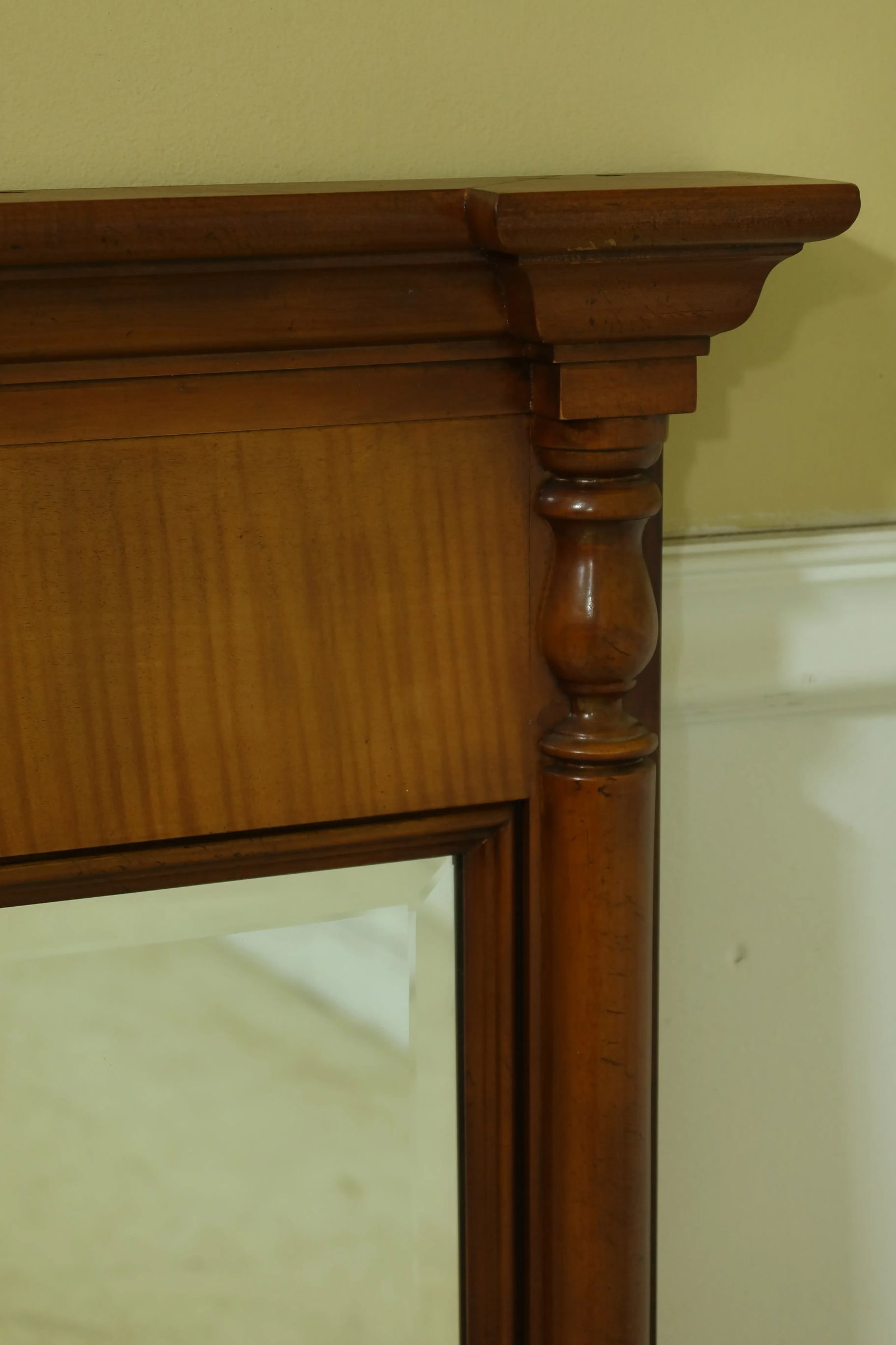 Milling Road by Baker Beveled Glass Empire Mirror - 3