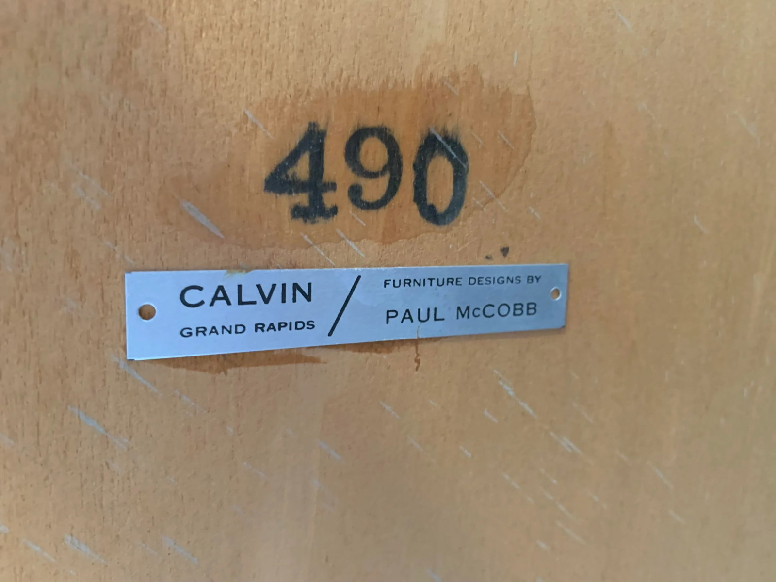 Vintage Paul McCobb Calvin Walnut and Aluminum Square Coffee Table - 8
