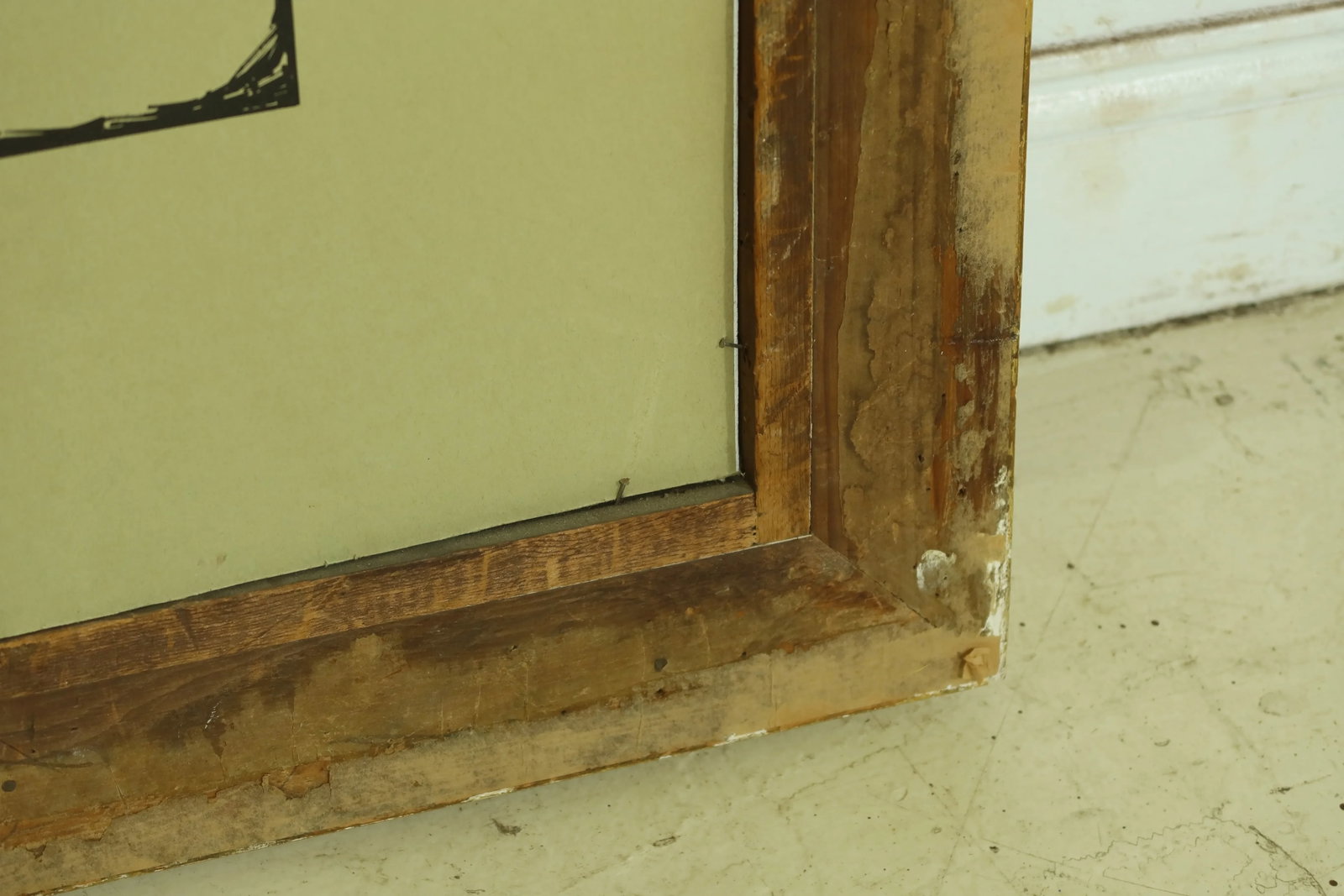 Vintage Gold Leaf Framed Oil Painting - 10