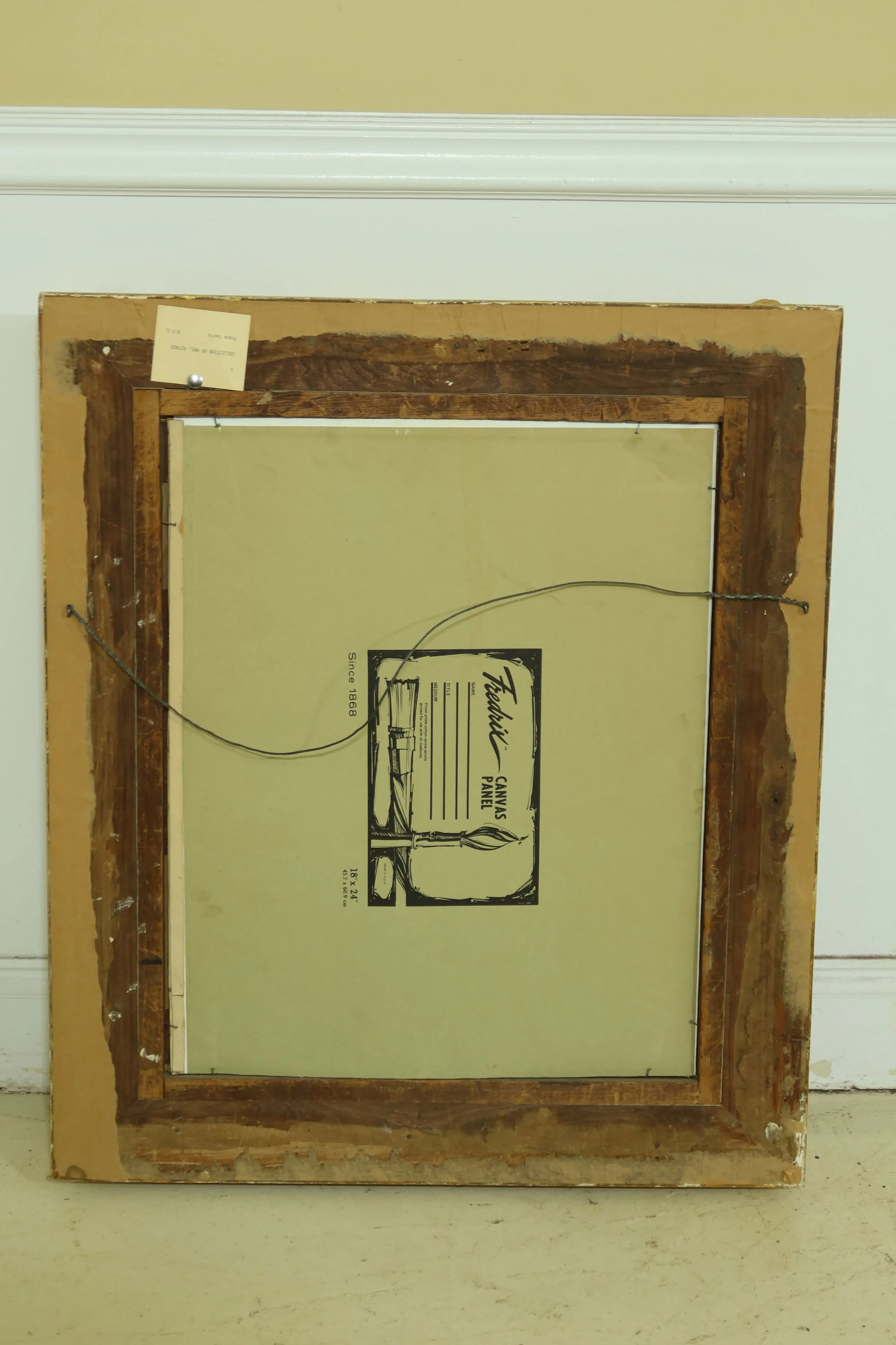 Vintage Gold Leaf Framed Oil Painting - 8