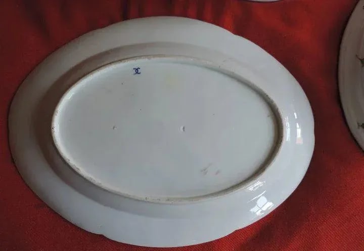 18th Century Niderviller Porcelain Cornflower Sprigs Soup Tureen Cover and Stand - A Pair - 9