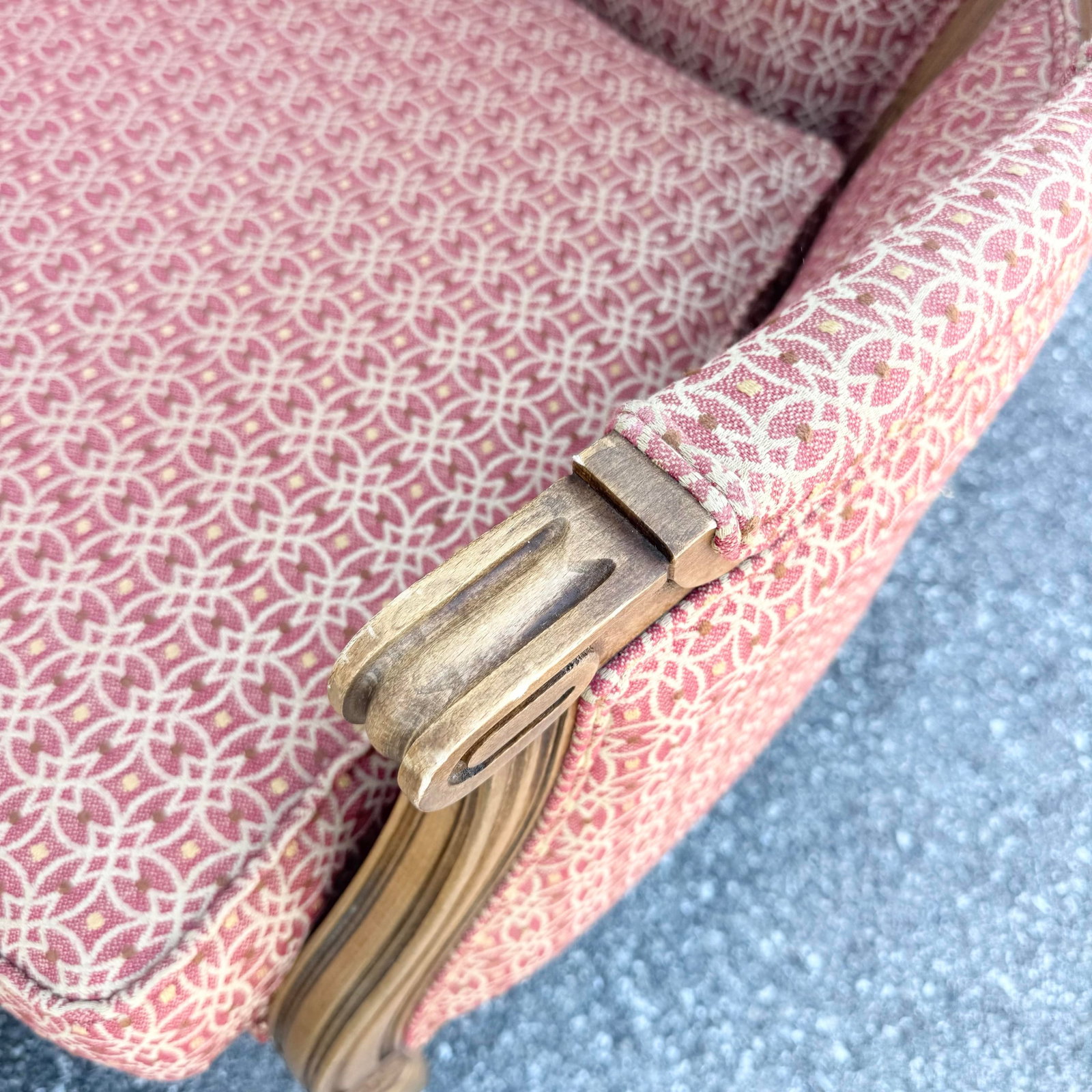 Vintage French Provincial Lounge Chairs by Ethan Allen - A Pair - 11