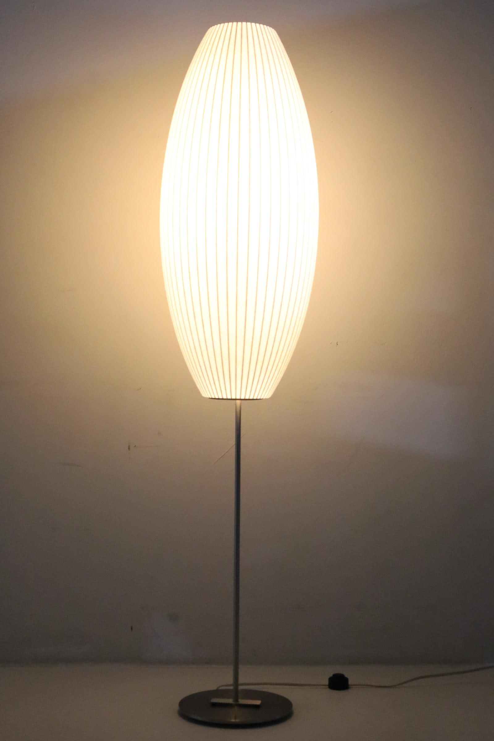 George Nelson Cigar Lotus Floor Lamp - 2