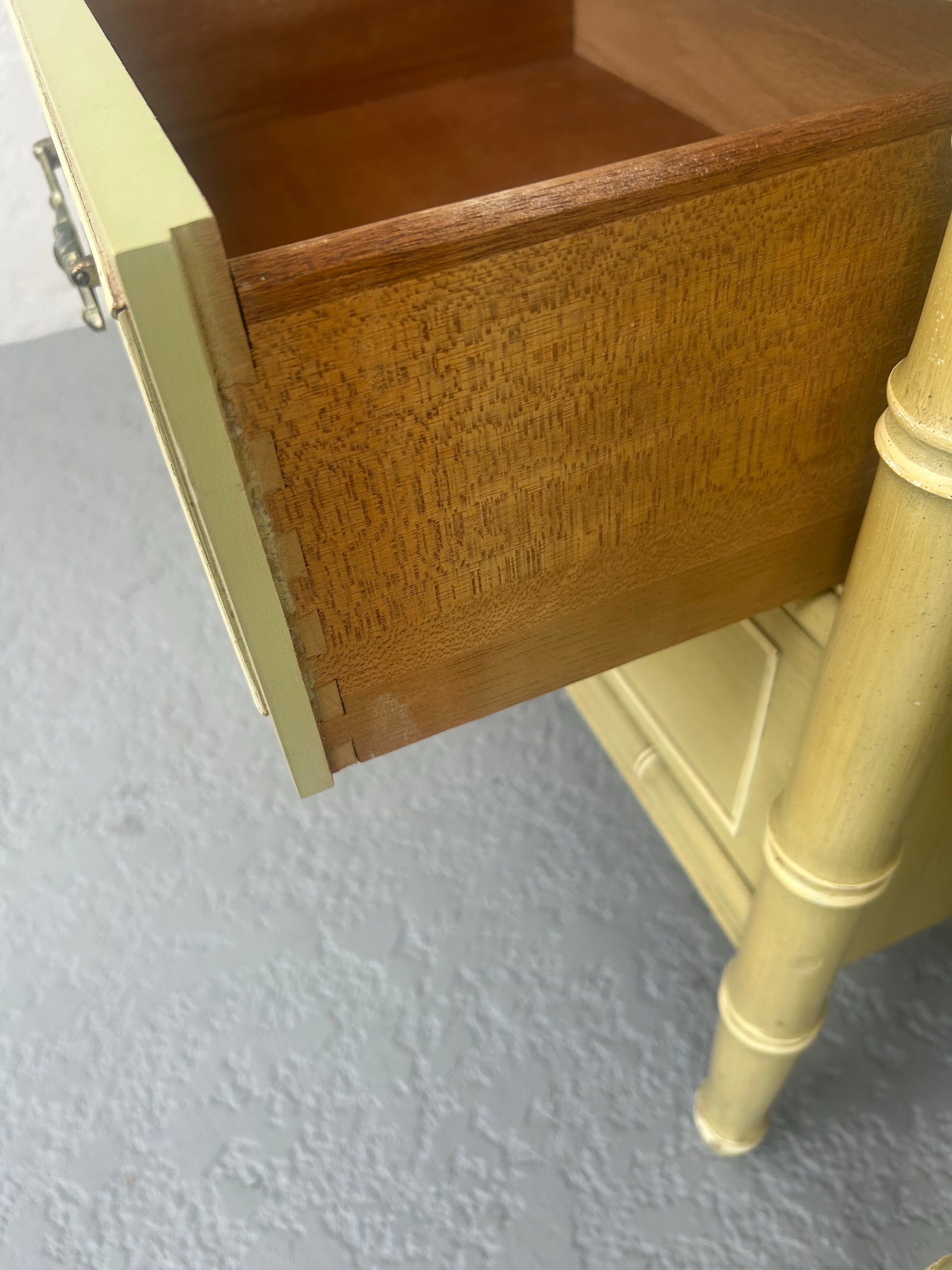 Vintage Henry Link Bali Hai Nightstands Set of 2 Original Finish - 7