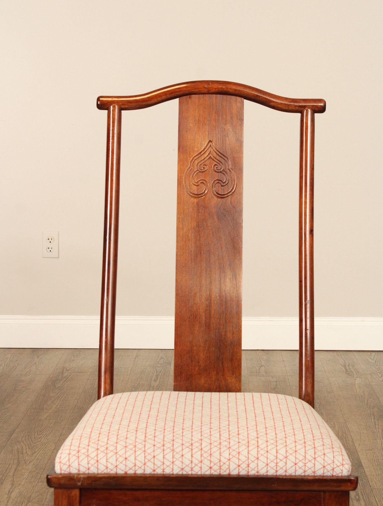 Bernhardt Chinese Style Set of Four Yoke Back Dining Chairs - 16