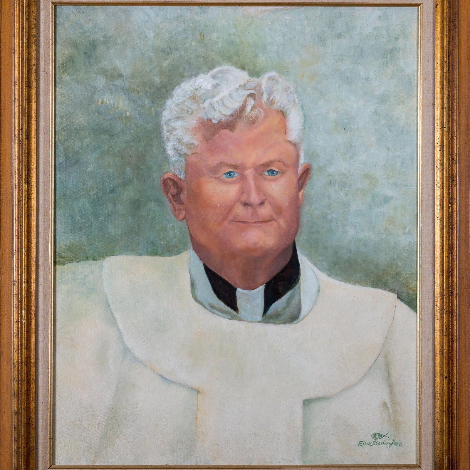 Catholic Priest Portrait Sterling Reis - 2