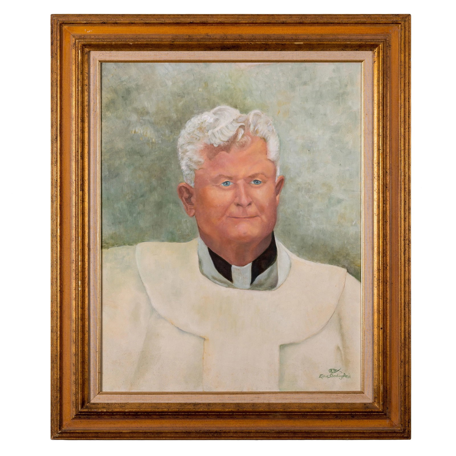 Catholic Priest Portrait Sterling Reis - 6