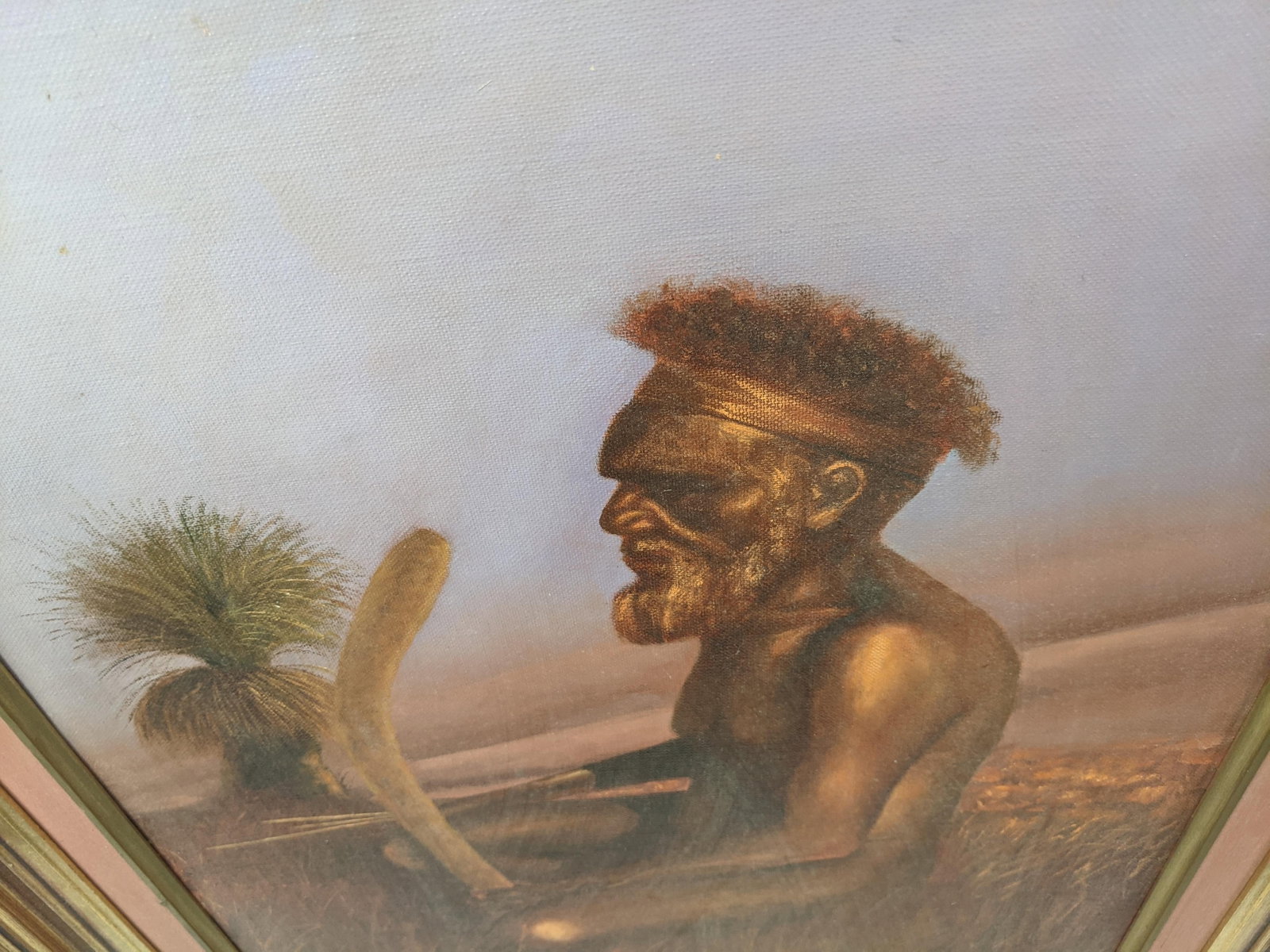 Late 20th Century "The Lonely Hunter" by Alex McIvor, Signed Original Oil on Canvas of an Australian - 7