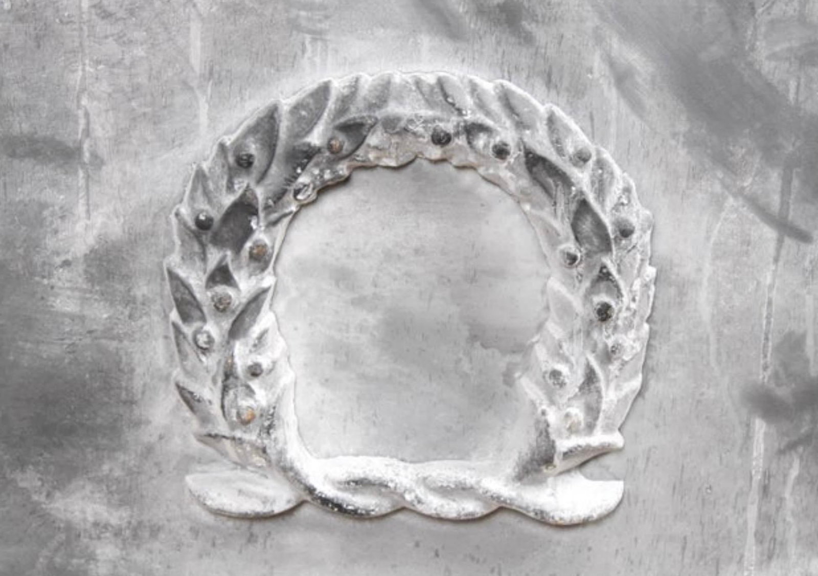 Neoclassical Metal Planters, a Pair With Laurel Wreath Motifs - 6