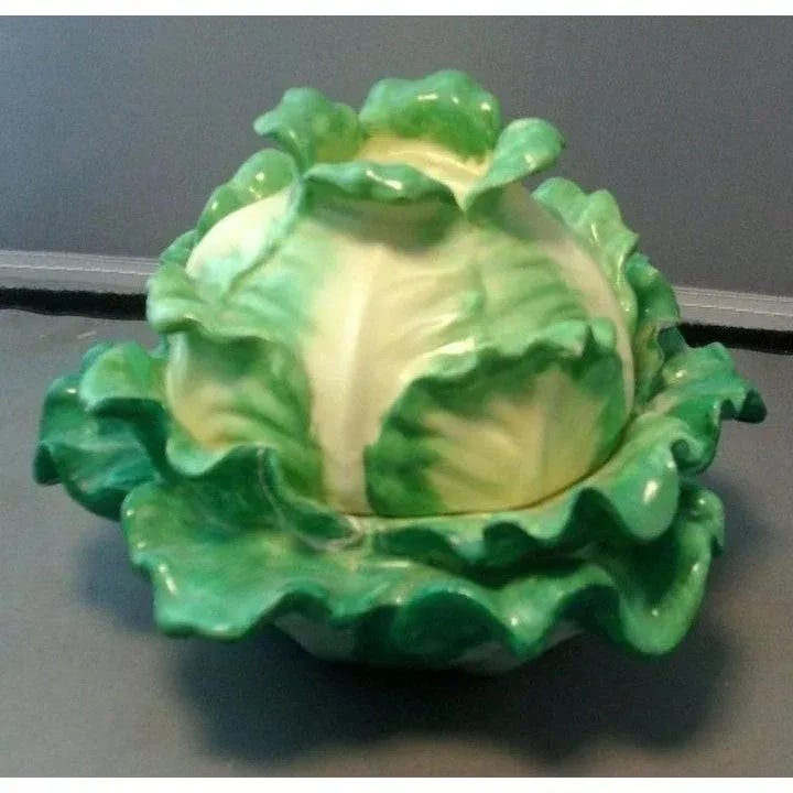 19th Century English Coalport Porcelain Cabbage or Lettuce Ware Tureen Box - 2