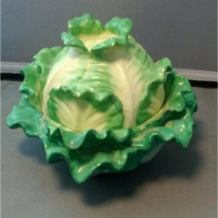 19th Century English Coalport Porcelain Cabbage or Lettuce Ware Tureen Box - 3