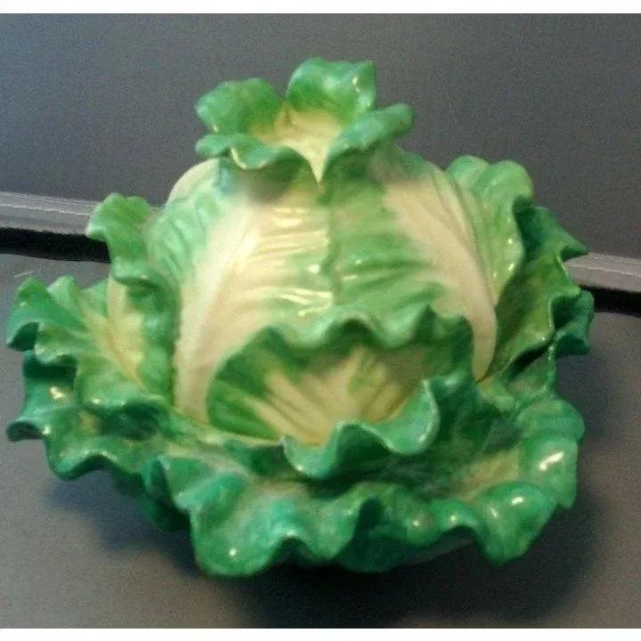 19th Century English Coalport Porcelain Cabbage or Lettuce Ware Tureen Box - 4