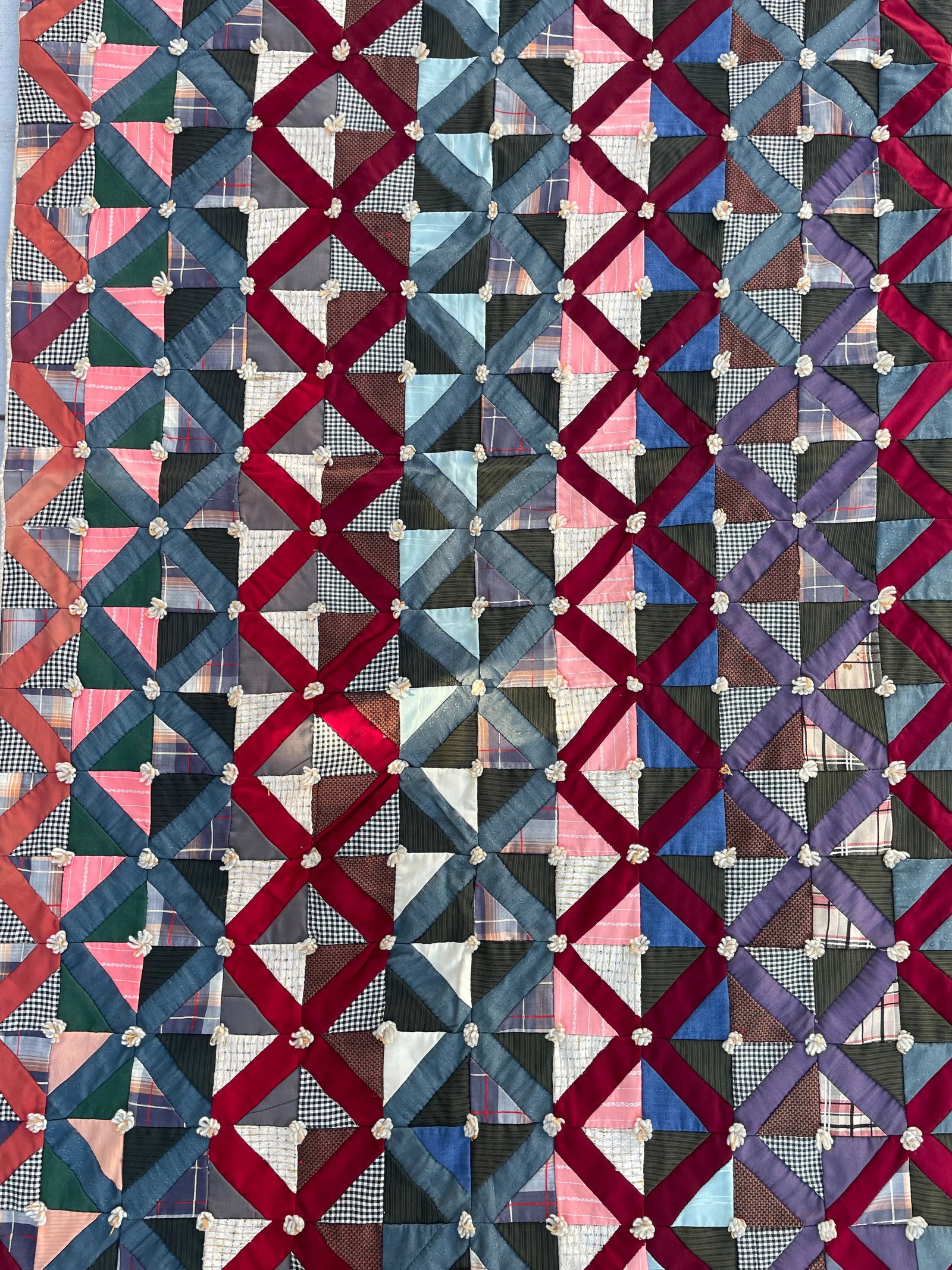 Circa 1940s Crib Quilt - 2